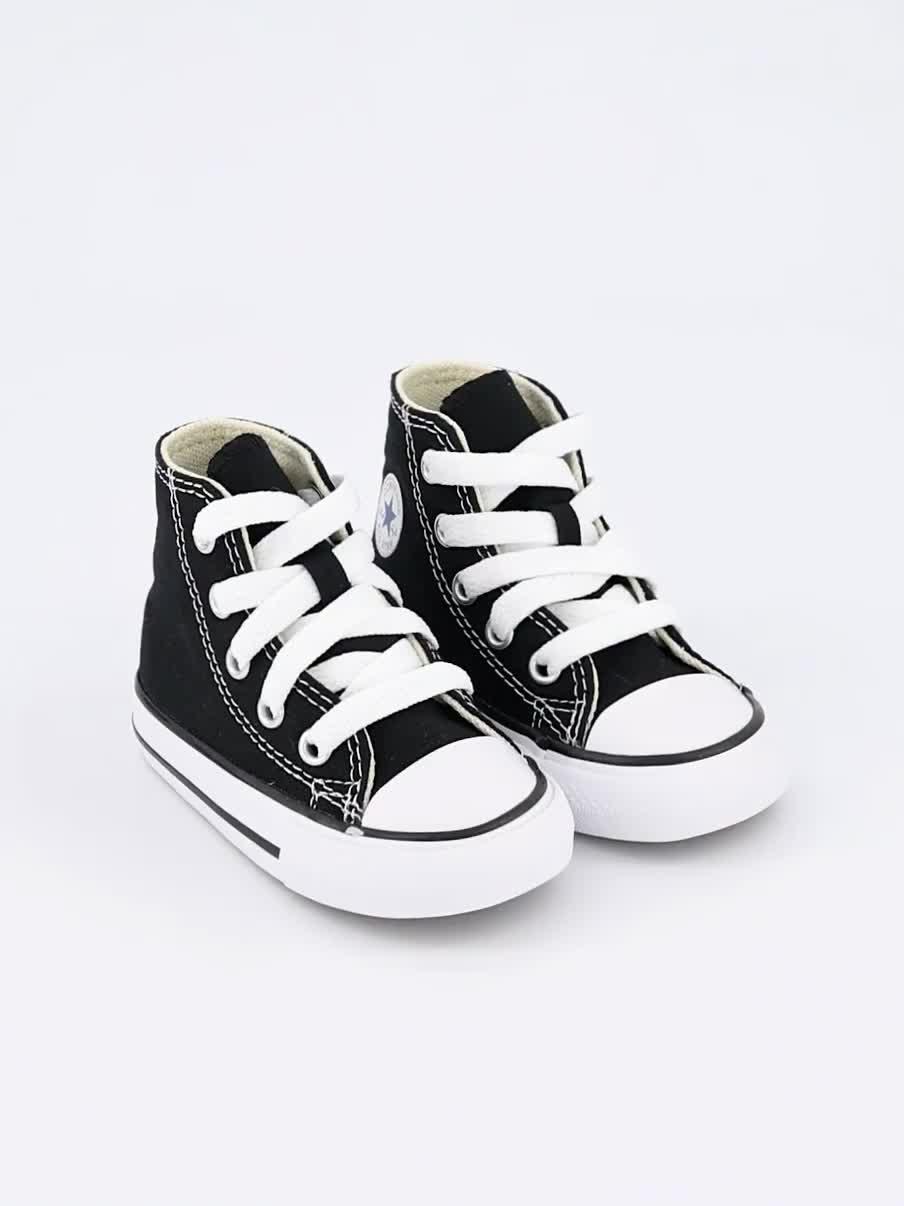 Image thumbnail 7 of 7 of Converse Infant Unisex Hi Top Trainers - Black