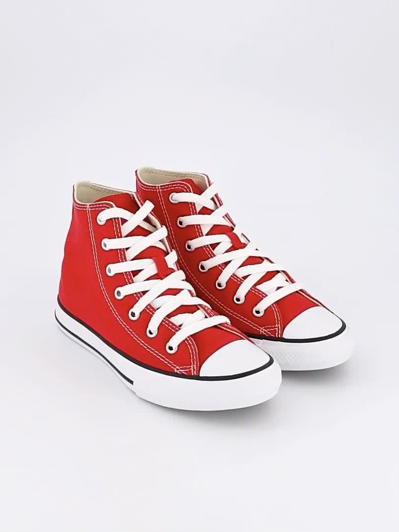 Image thumbnail 8 of 8 of Converse Kids Unisex Hi Top Trainer - Red