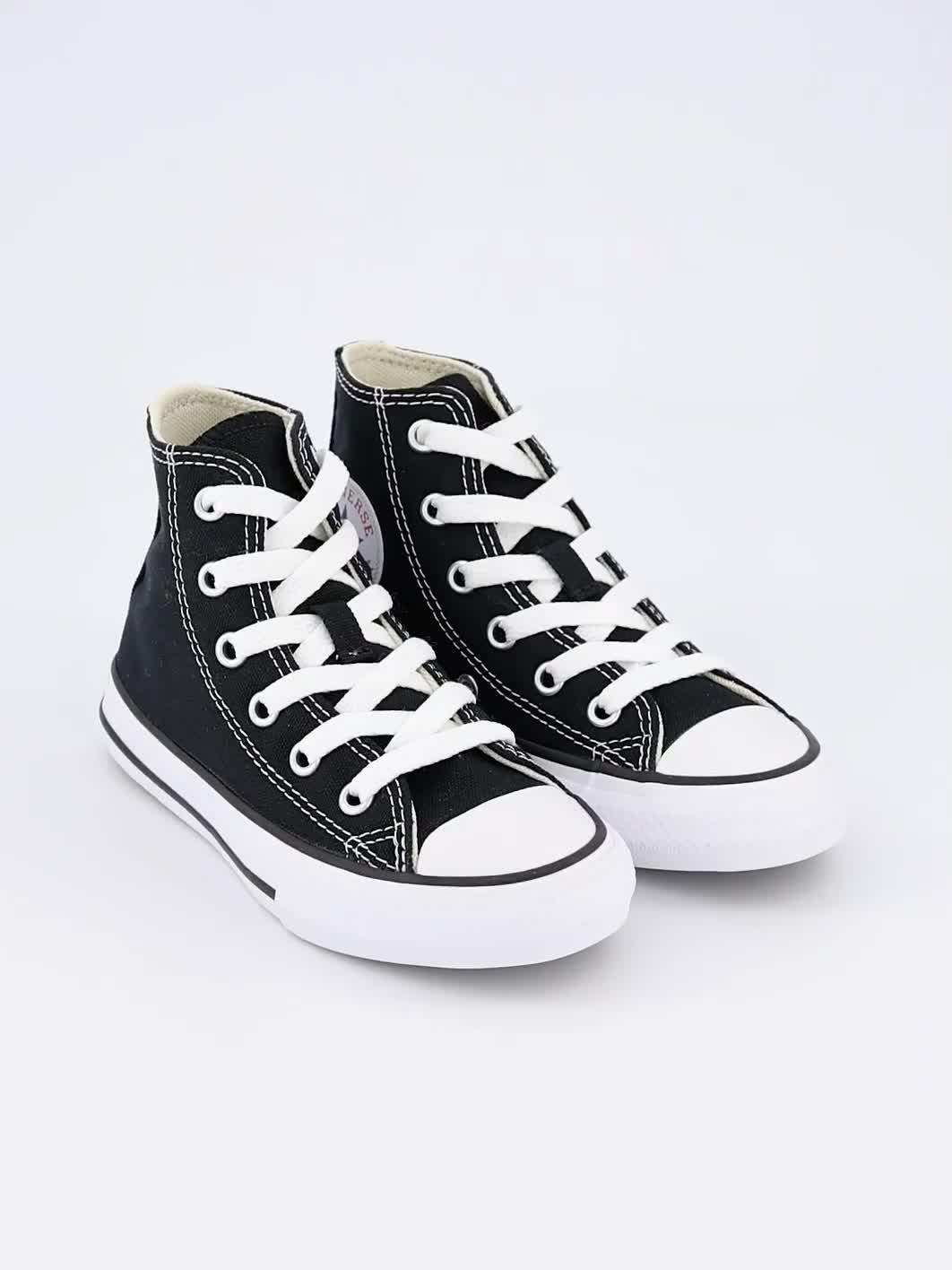 Image thumbnail 8 of 8 of Converse Kids Hi Top Trainer - Black