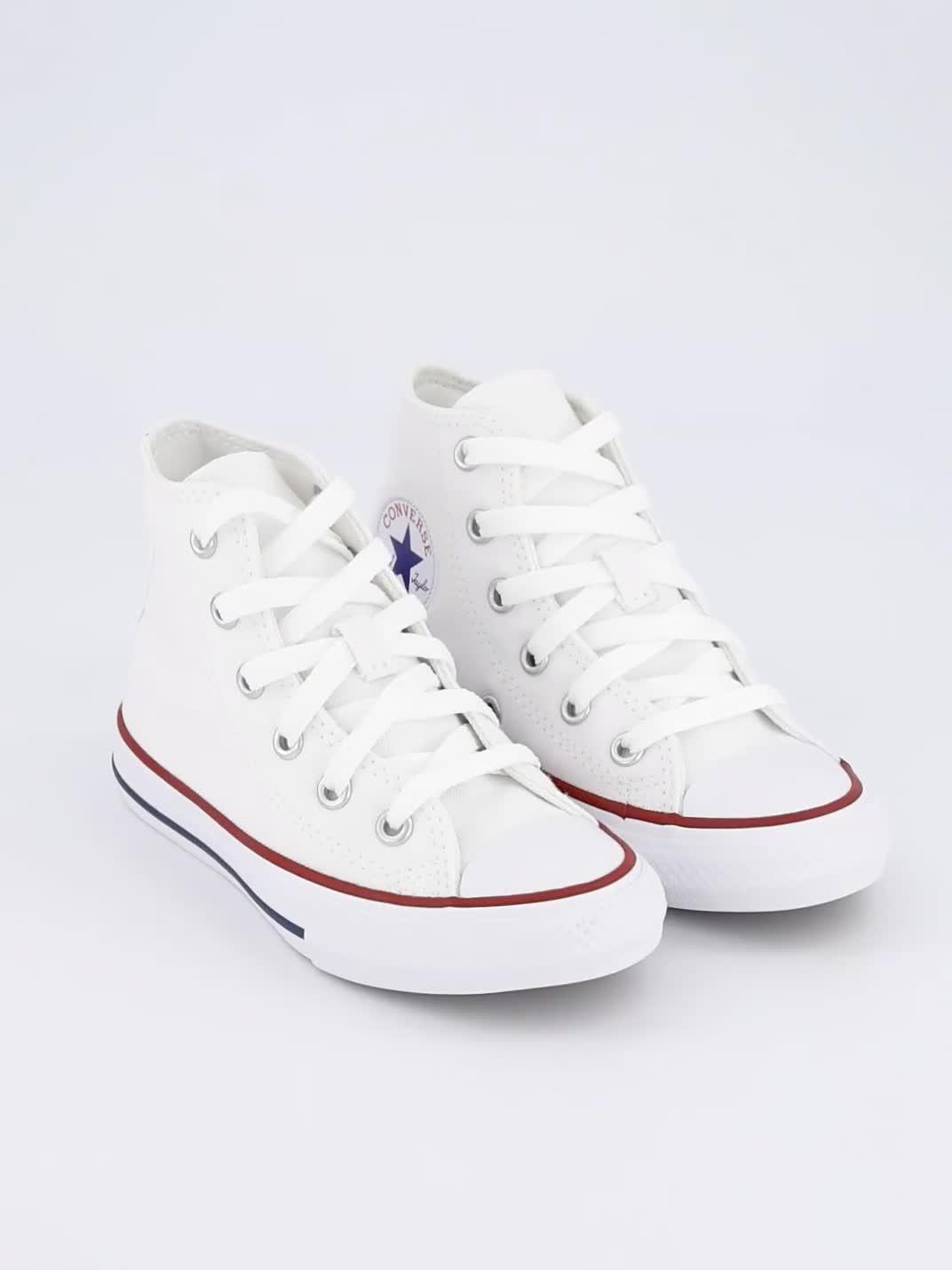 Image thumbnail 8 of 8 of Converse Kids Hi Trainer - White
