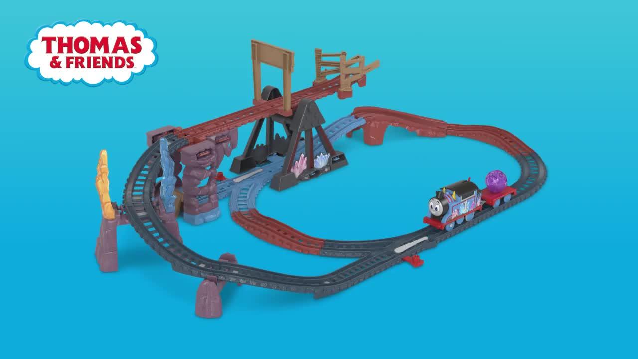 Image thumbnail 8 of 8 of Thomas & Friends Crystal Caves Adventure Train Track Set Playset