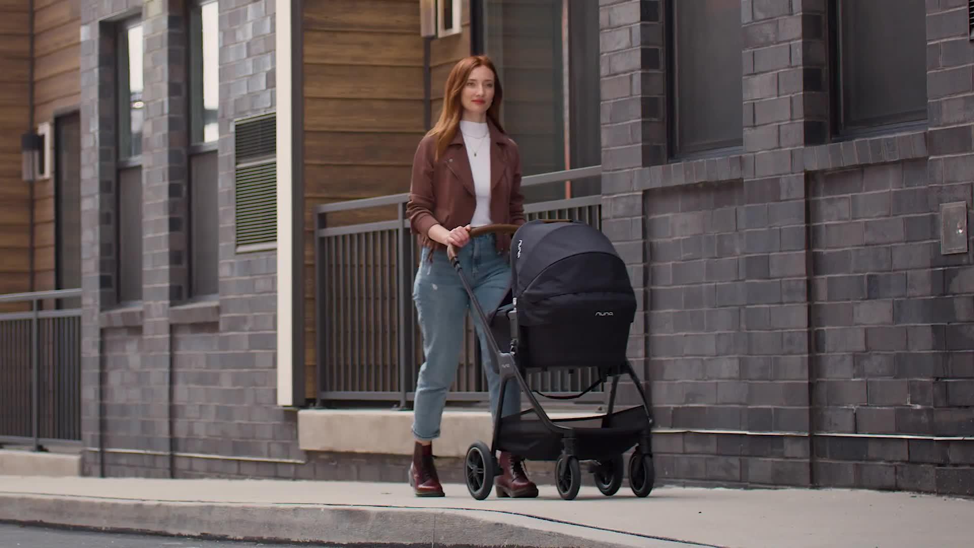 Image thumbnail 8 of 8 of Nuna TRIV next Generation Bundle with PIPA next Car Seat &ndash; Caviar (Tan Leatherette)