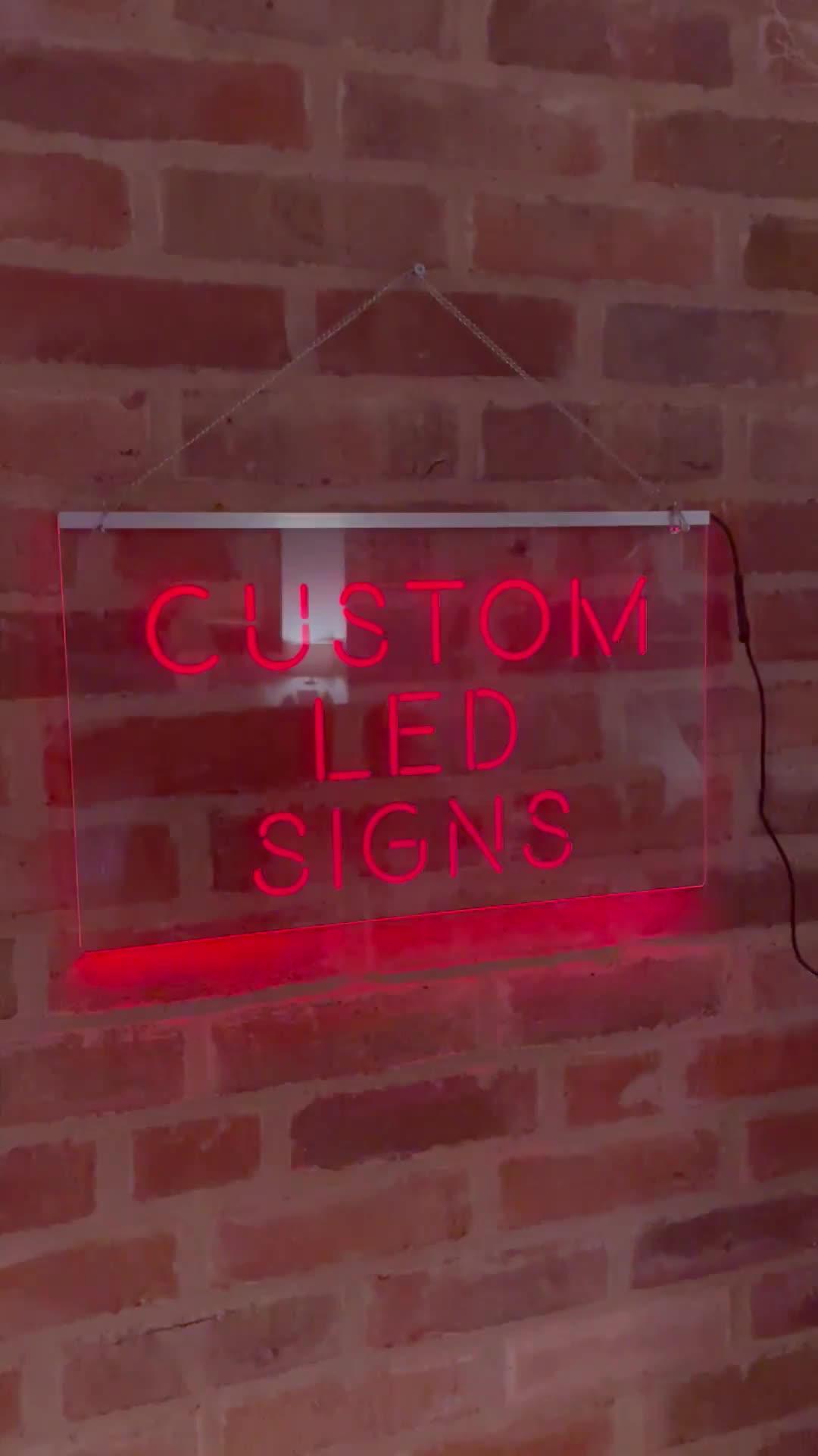 Image thumbnail 8 of 8 of Love Abode Personalised LED Illuminated Custom Sign
