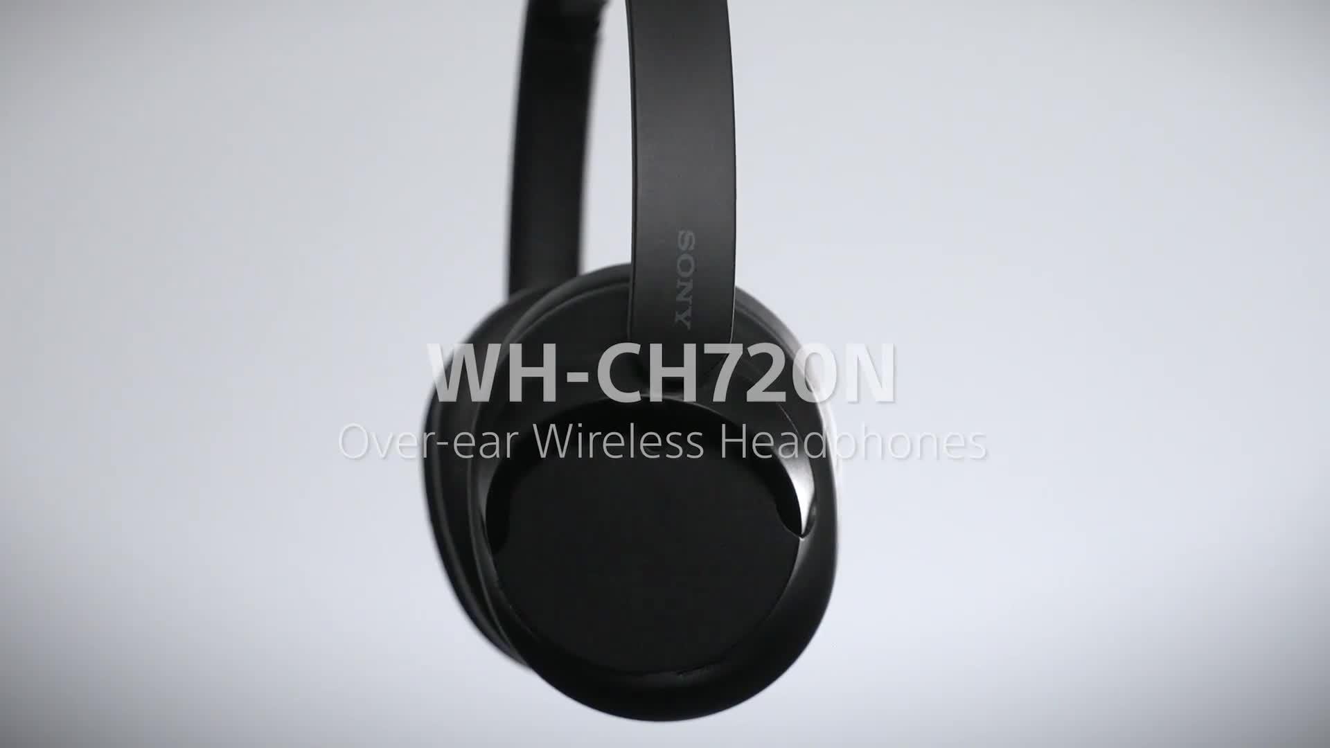 Sony WH-CH720N, Wireless Over-Ear Active Noise Cancellation Headphones with  Mic