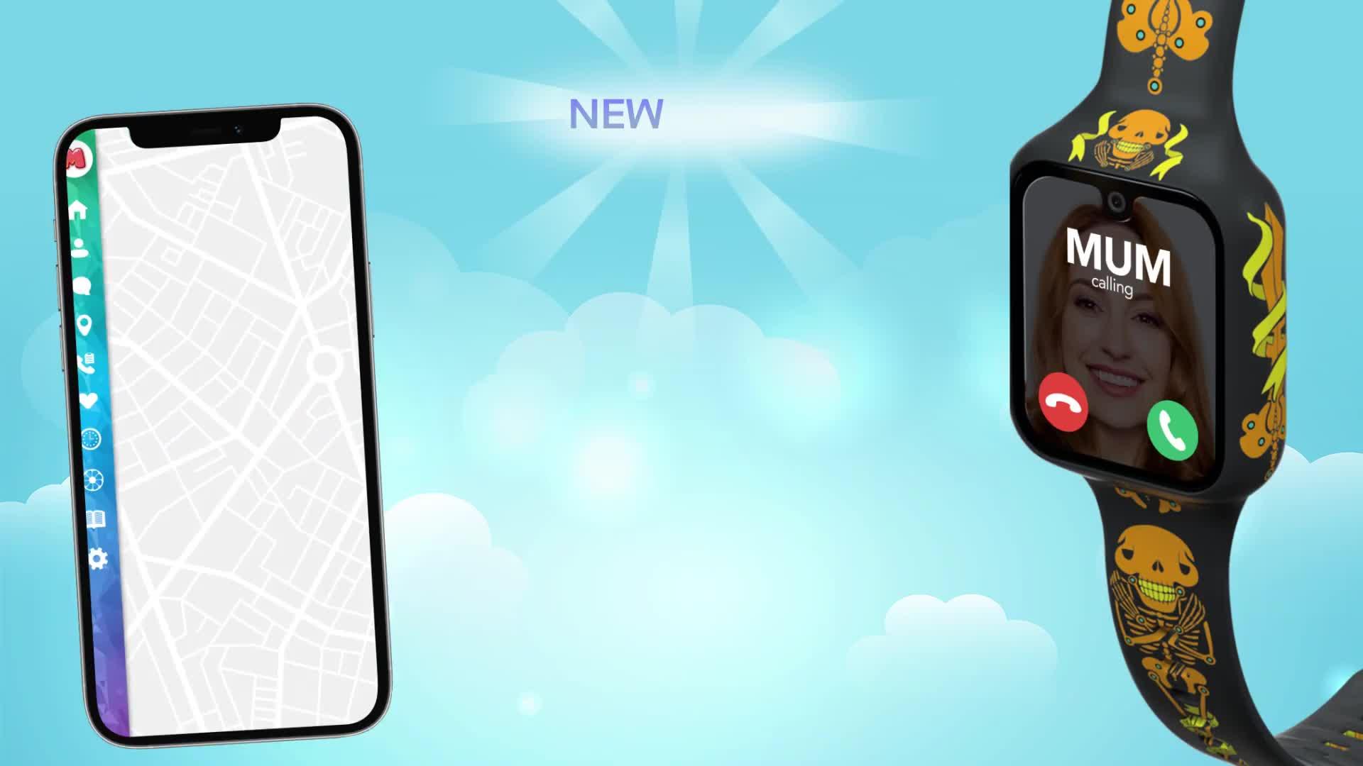 Image thumbnail 7 of 7 of Moochies Odyssey Smartwatch 4G - White