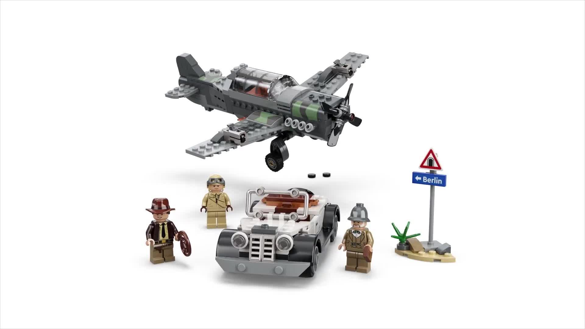 Lego indiana jones plane set on sale