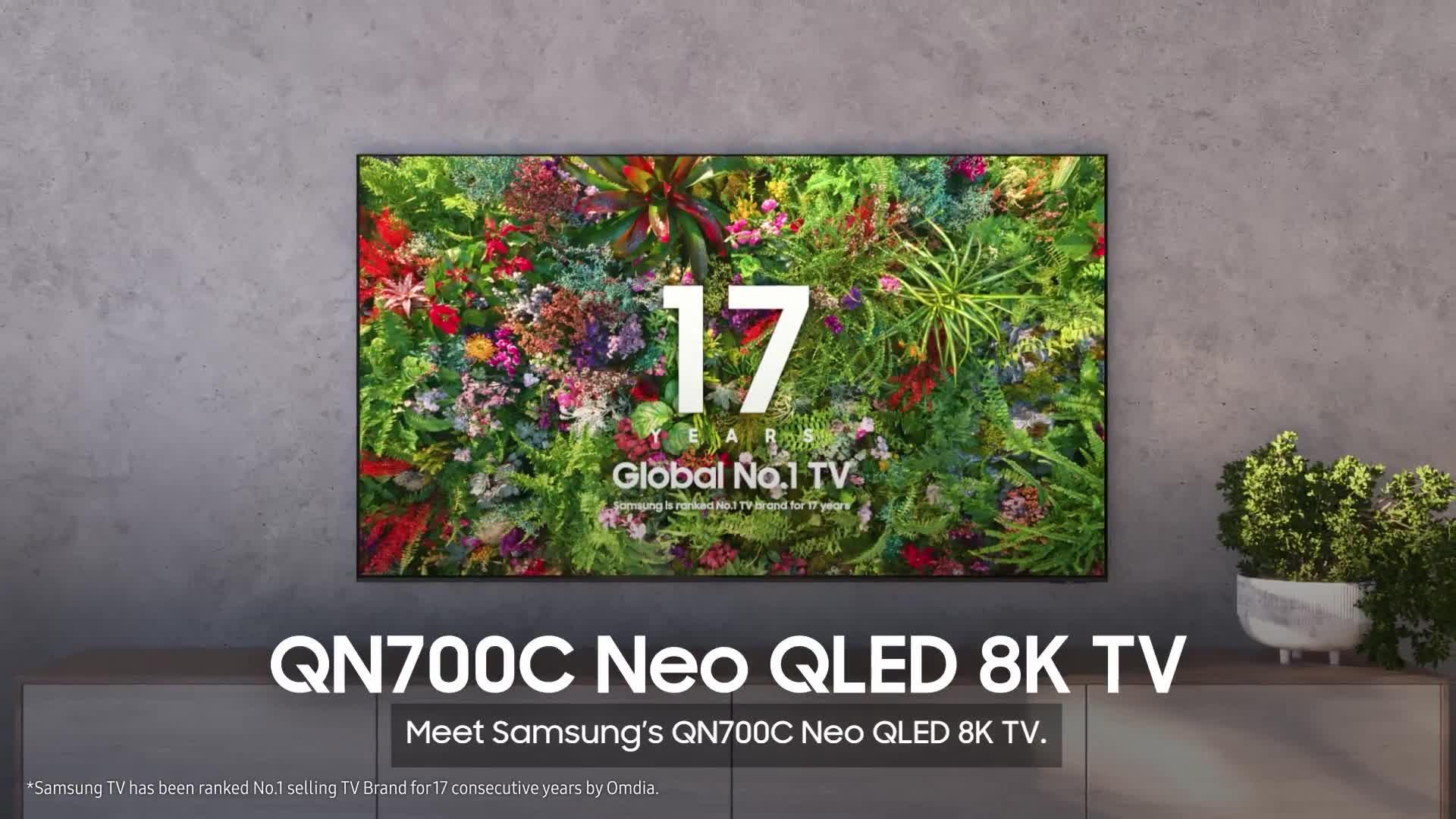 Image thumbnail 8 of 8 of Samsung QE75QN700C, 75 inch, Neo QLED, 8K HDR, Smart TV with Dolby Atmos
