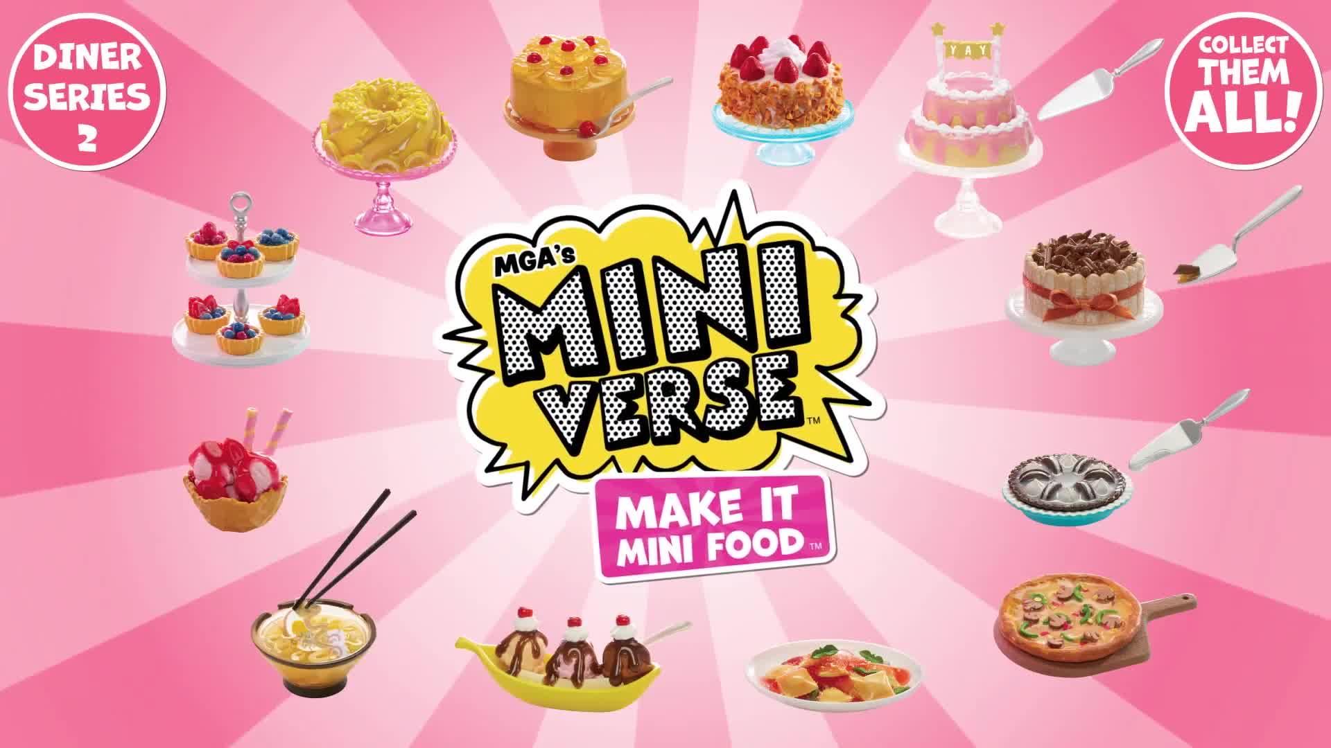 MGA's Miniverse- Make It Mini Foods: Diner - Series 2A