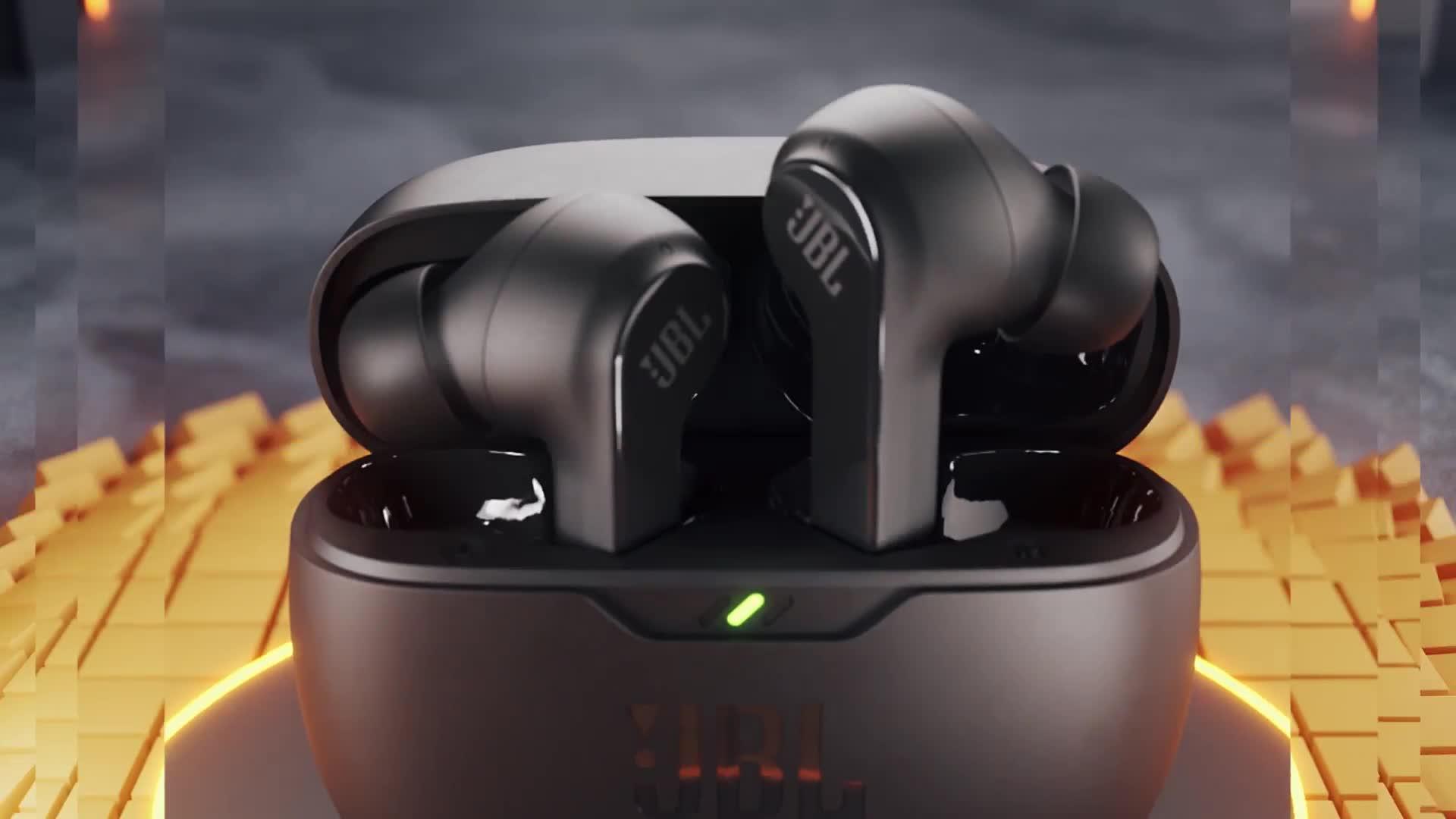 JBL Wireless Earbuds, - Black Wave True Beam