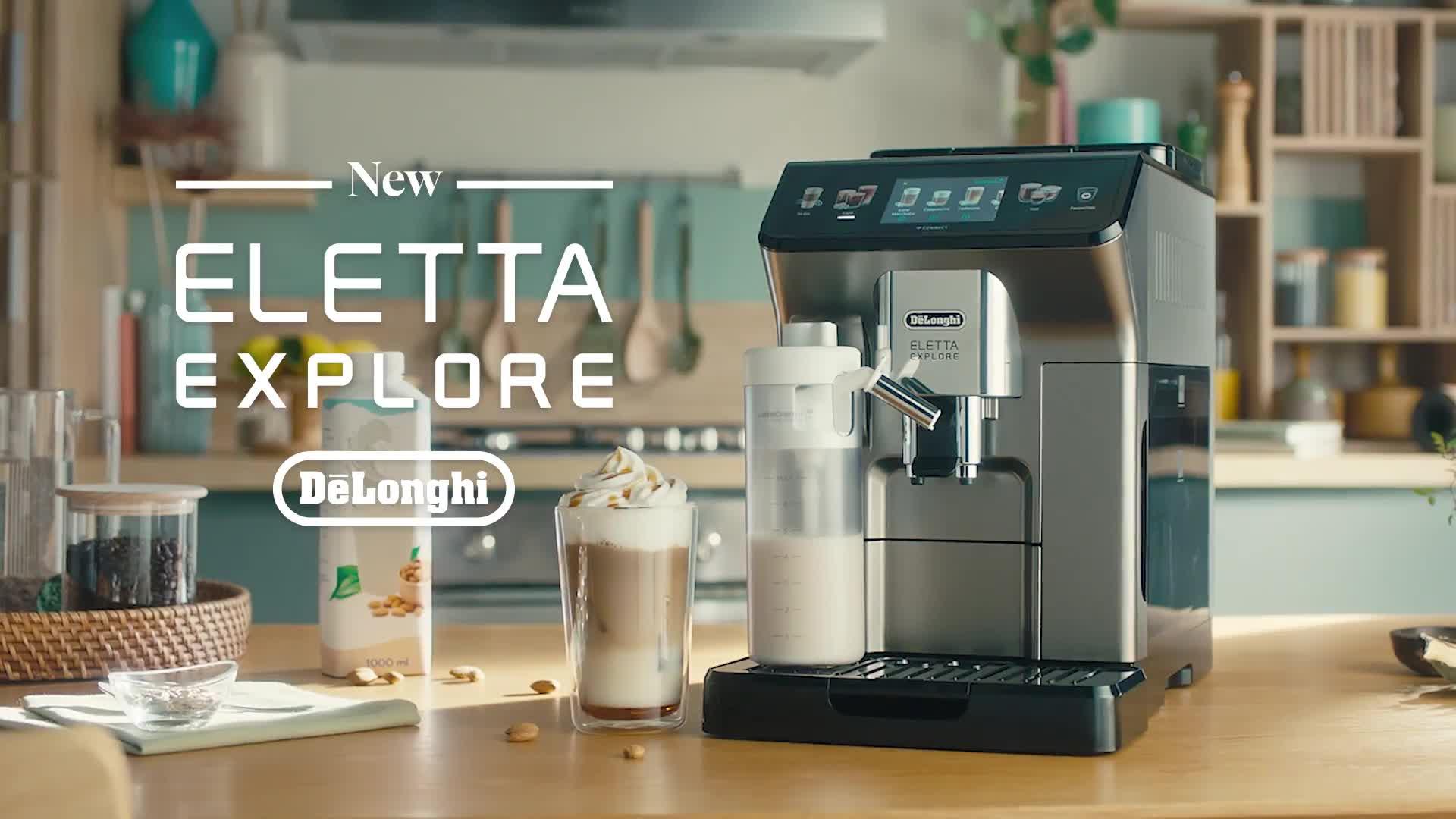Image thumbnail 8 of 8 of DeLonghi Eletta Explore &nbsp;Bean to Cup Coffee Machine with Cold Brew Technology ECAM450.86.TB