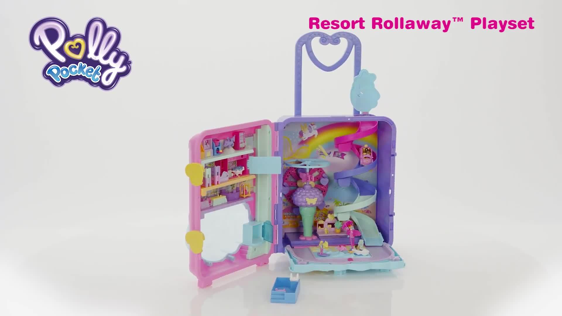 Polly Pocket Pollyville Pet Groomer Vehicle Playset