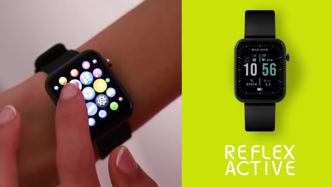 Image thumbnail 6 of 6 of Reflex Active Series 13 Black Smart Watch