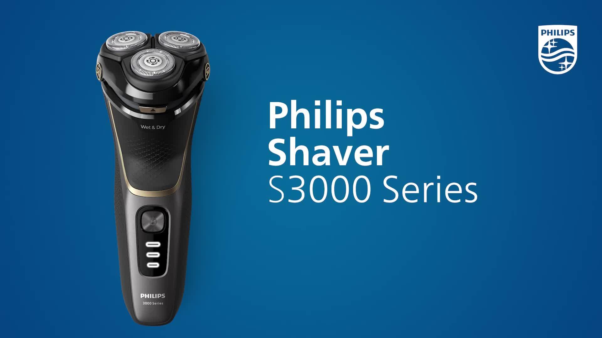 Image thumbnail 8 of 8 of Philips Series 3000 Wet &amp; Dry Electric Shaver with Pop-up trimmer, S3243/12
