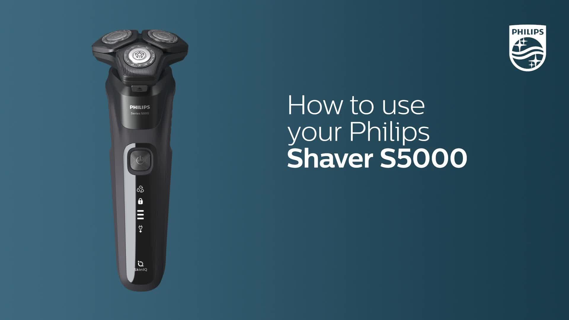 Image thumbnail 8 of 8 of Philips Series 5000 Wet &amp; Dry Men's Electric Shaver with Pop-up Trimmer, Charging Stand &amp; Travel Case - S5885/35