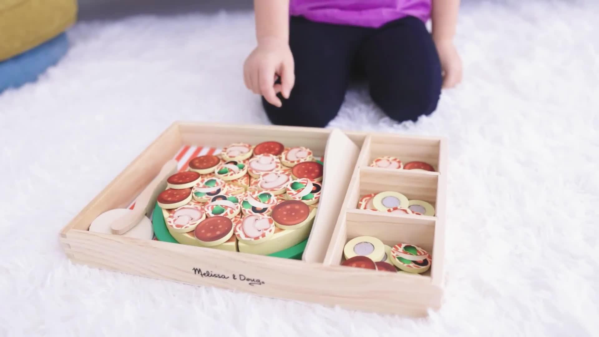 Image thumbnail 8 of 8 of Melissa & Doug Wooden Pizza