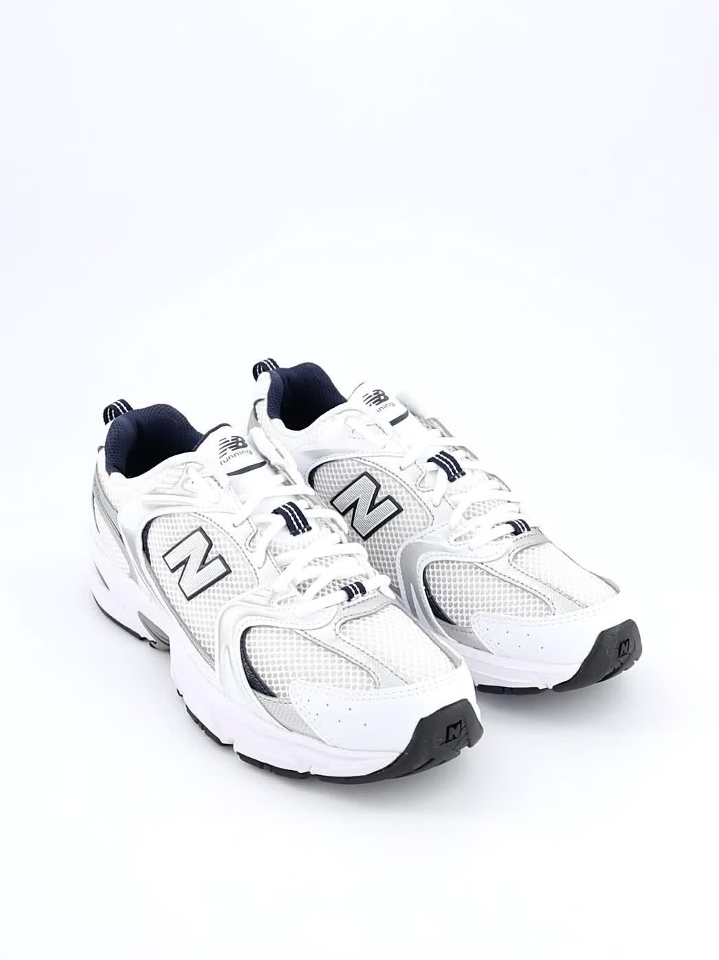 Image thumbnail 7 of 7 of New Balance Unisex 530 Trainers - White/blue