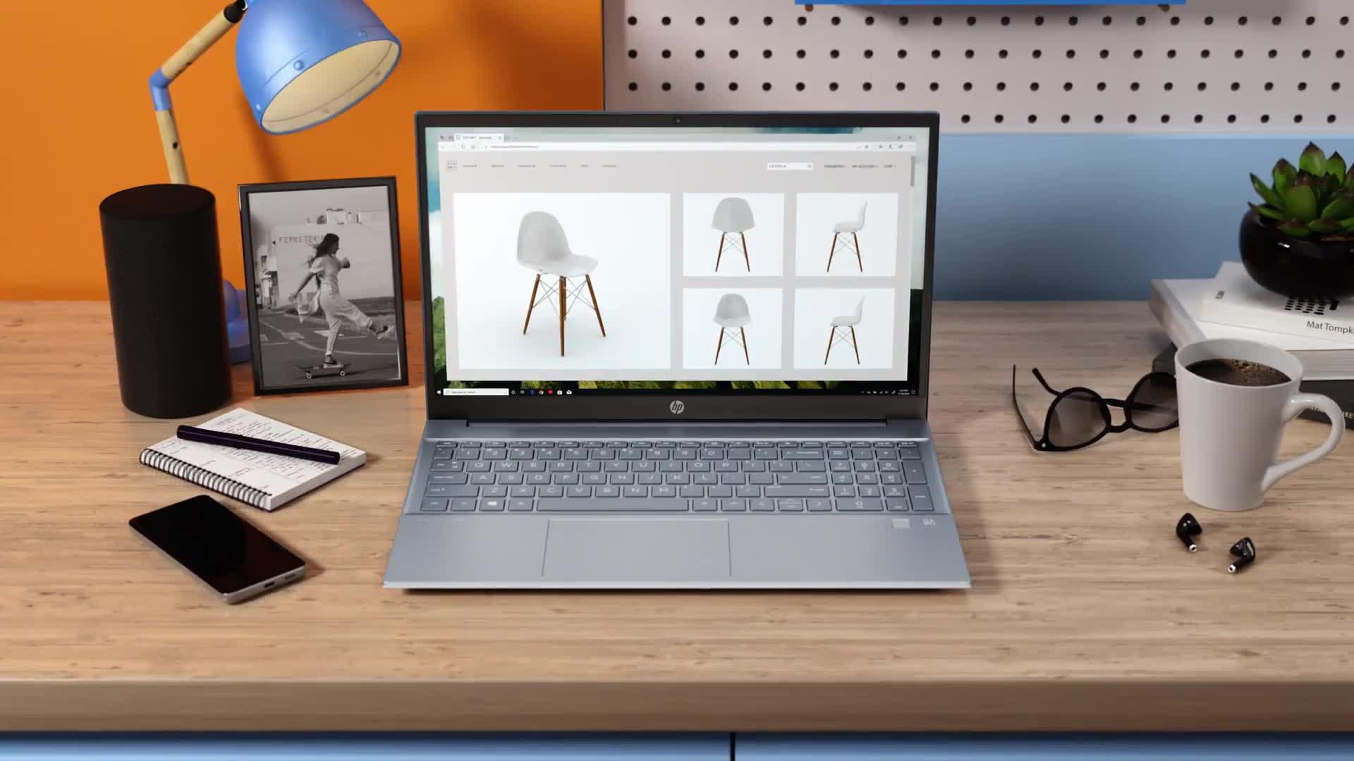 Image thumbnail 8 of 8 of HP Pavilion 15-eg3020na Laptop - 15.6in FHD Touchscreen,&nbsp;Intel Core i5, 8GB RAM, 512GB SSD - Blue