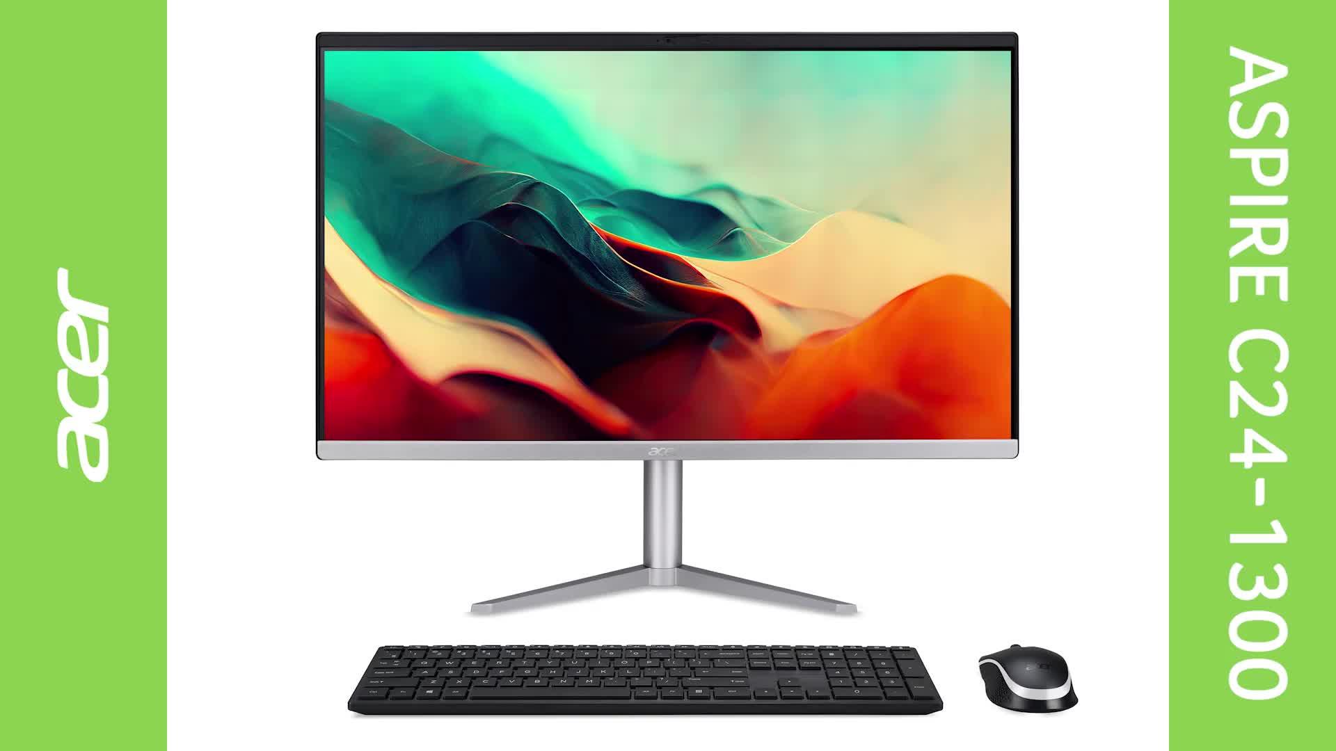 Acer Aspire C24-1300 All-in-One Desktop PC FHD, AMD Ryzen
