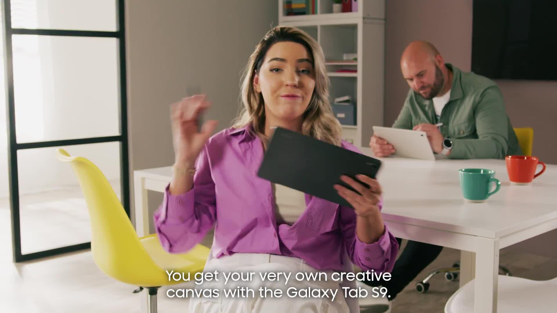 Image thumbnail 8 of 8 of Samsung Galaxy Tab S9&nbsp;WiFi 11-inch Tablet with Galaxy AI&nbsp;-&nbsp;256GB, Graphite