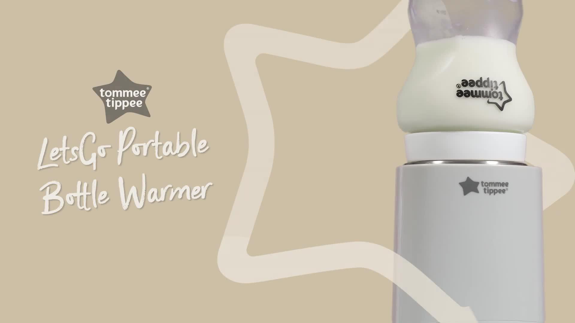 Tommee Tippee Lets Go Portable Travel Baby Bottle Warmer Grey Very