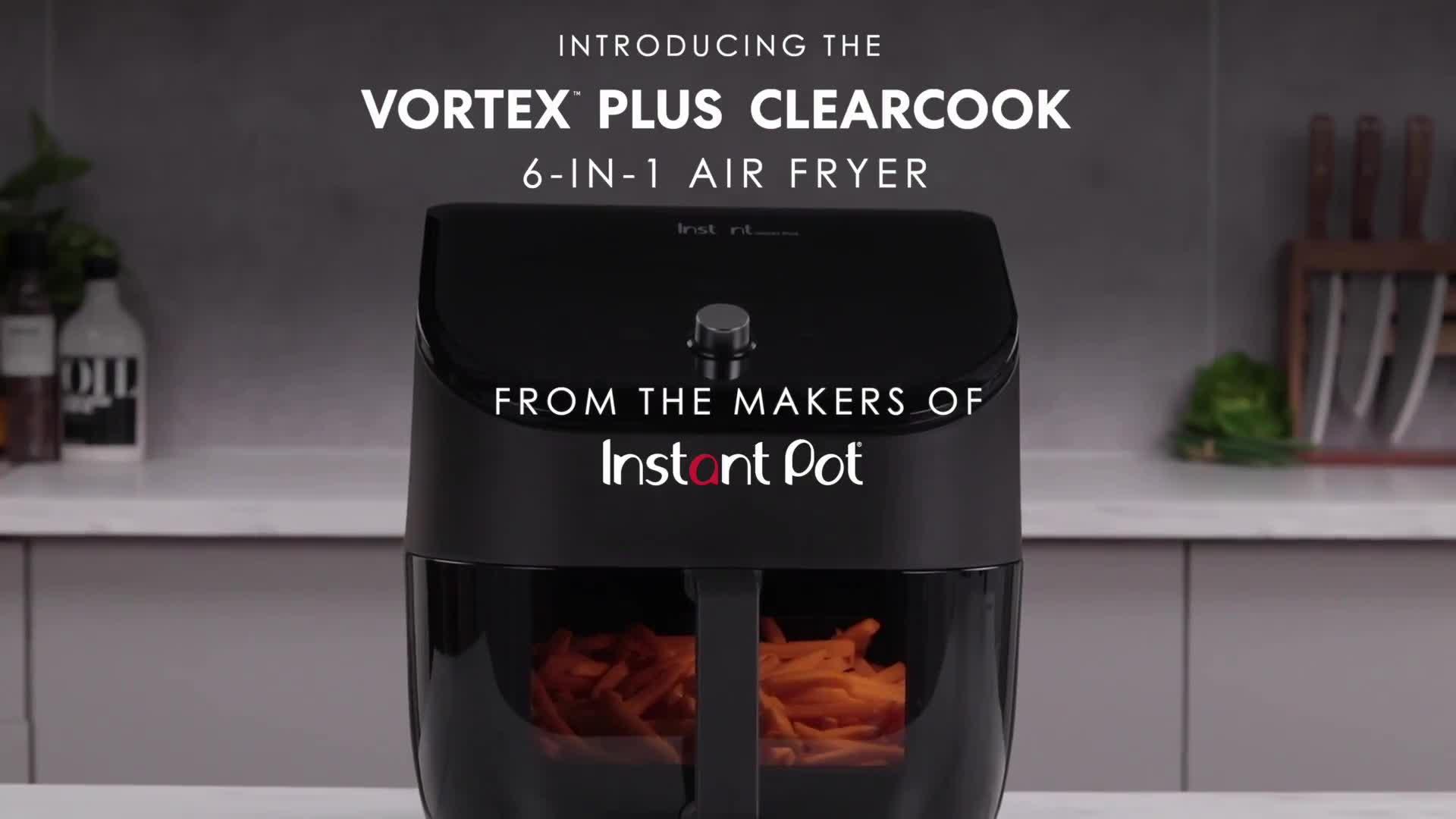 Image thumbnail 7 of 7 of Instant Vortex Plus with ClearCook 5.7L - Air Fry, Bake, Roast, Grill, Dehydrate &amp; Reheat