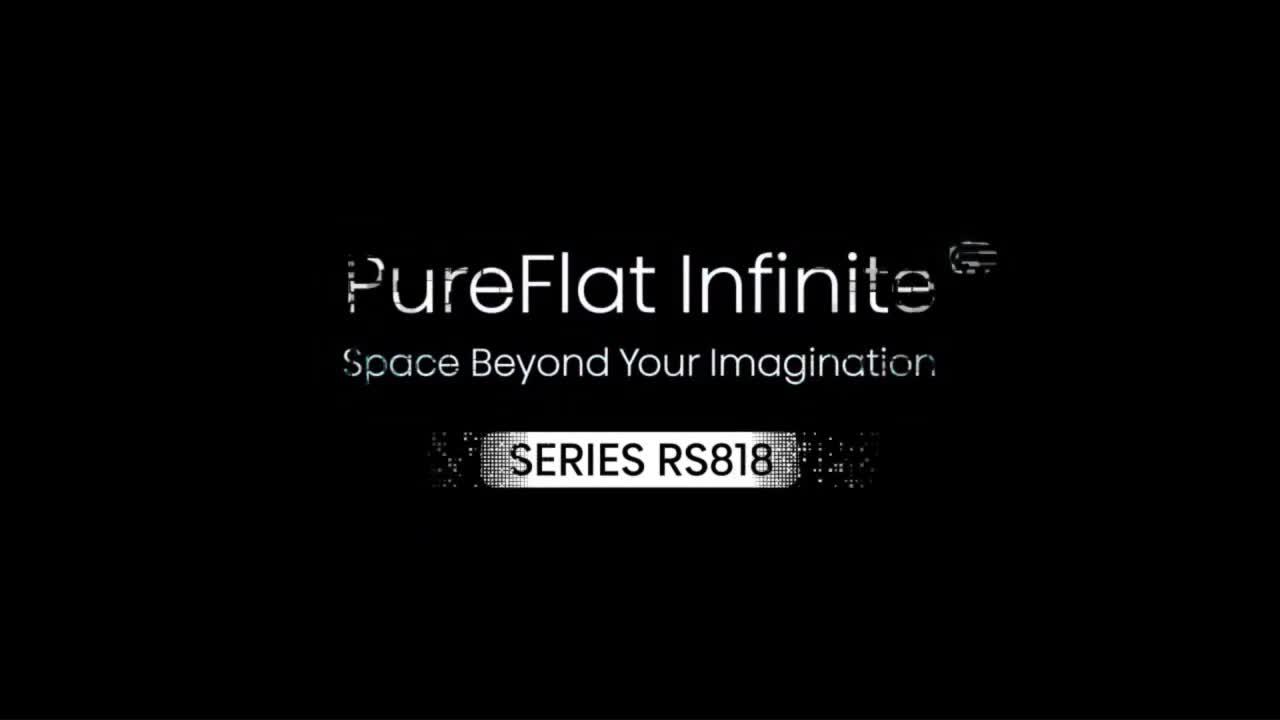 Image thumbnail 6 of 6 of Hisense RS818N4IFE Pureflat Infinite series, 90cm Wide Side by Side, American Fridge Freezer - Black Stainless Steel