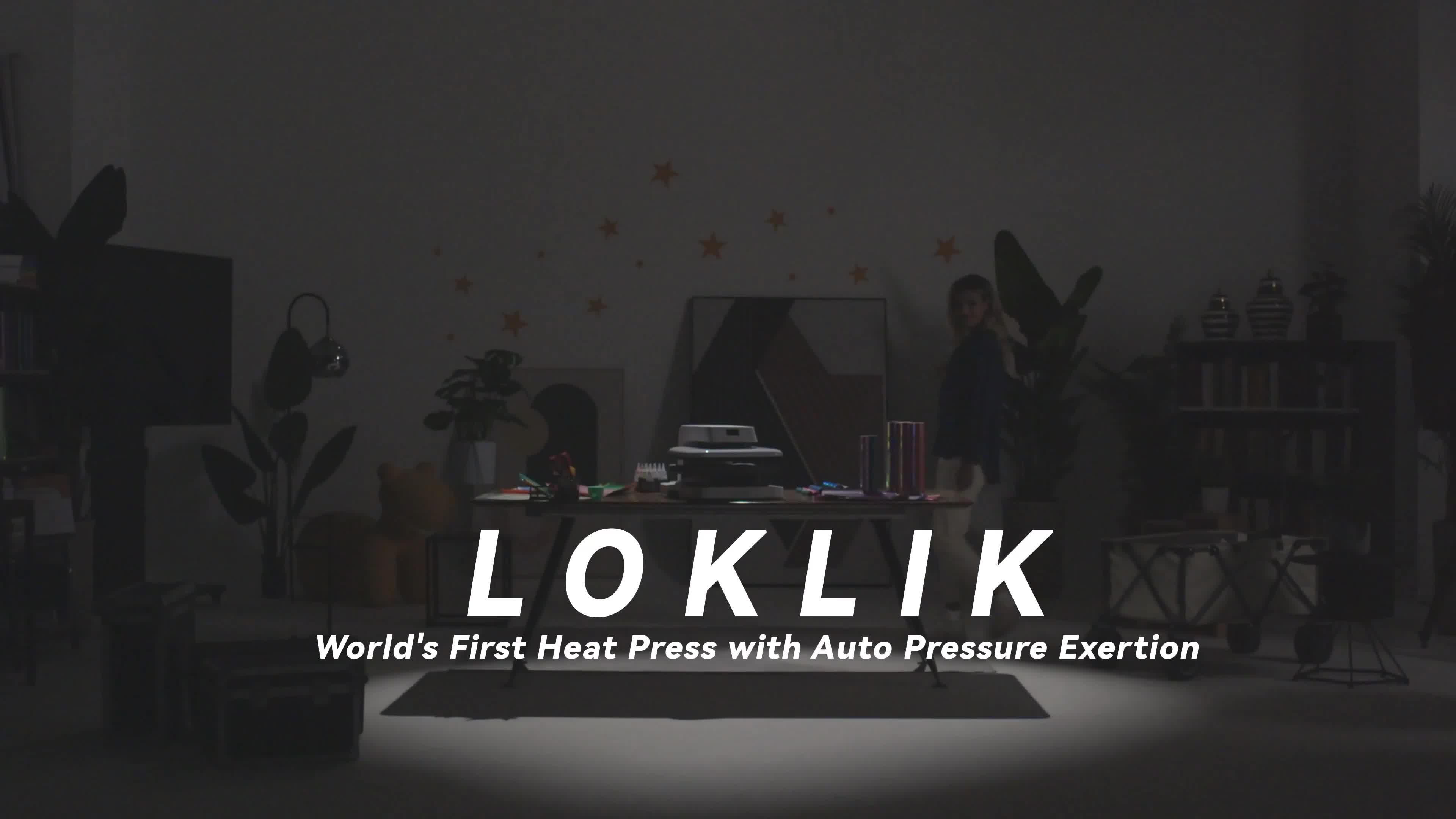 Image thumbnail 8 of 8 of Loklik Auto Heat Press Machine - White