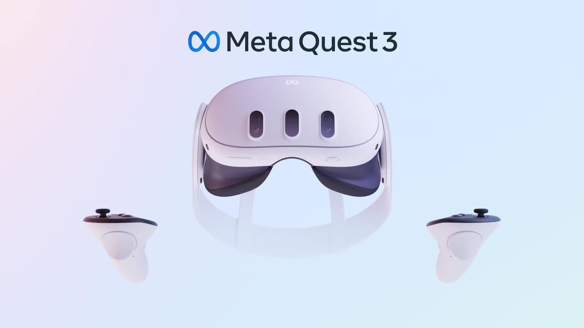 Meta Quest 3 128GB - Breakthrough mixed reality - Powerful 