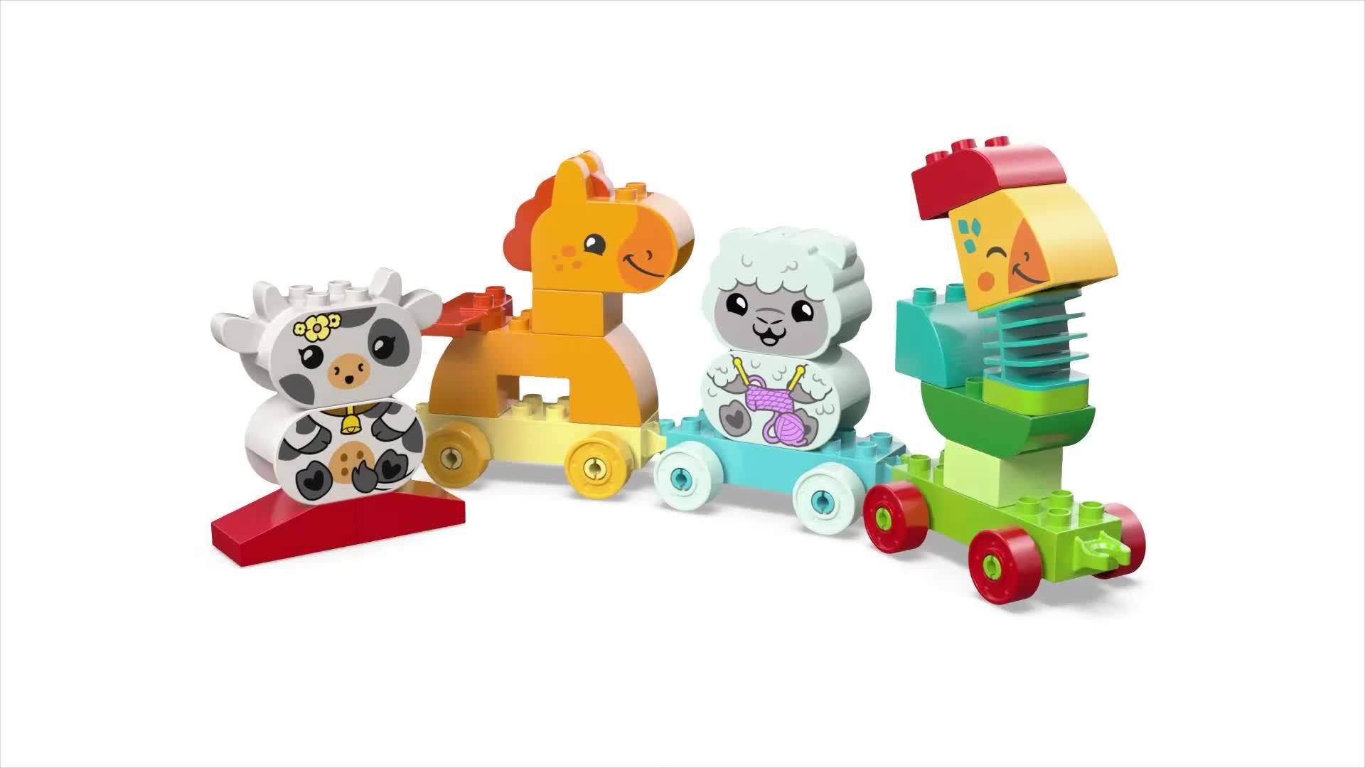 Image thumbnail 8 of 8 of LEGO Duplo My First Animal Train Nature Toy 10412