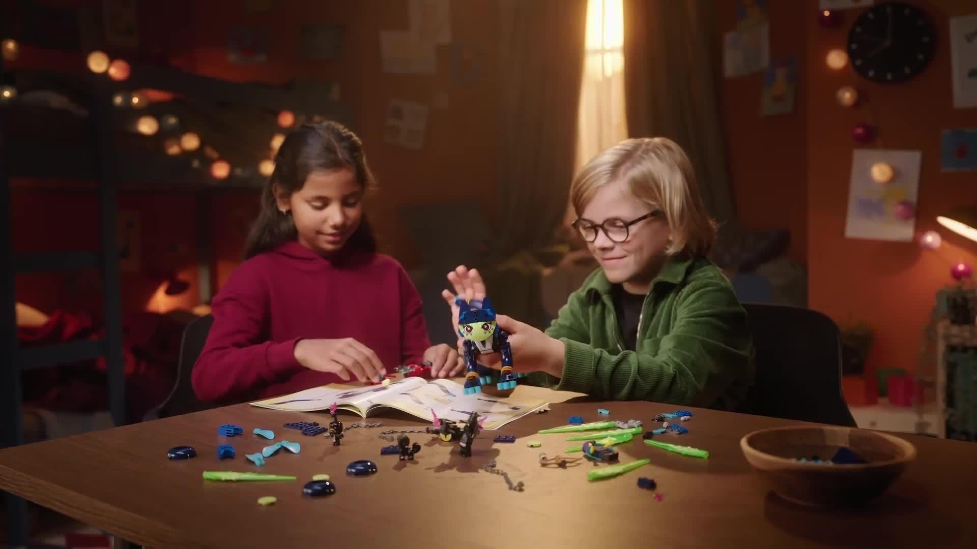 Image thumbnail 8 of 8 of LEGO DreamZzz Zoey and Zian the Cat-Owl Toy 71476