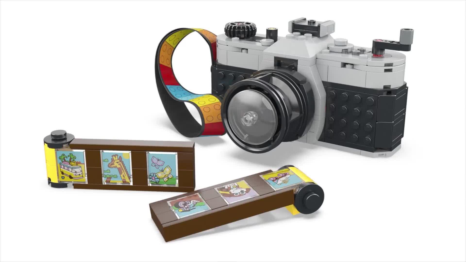Image thumbnail 8 of 8 of LEGO Creator 3in1 Retro Camera Toy Set 31147