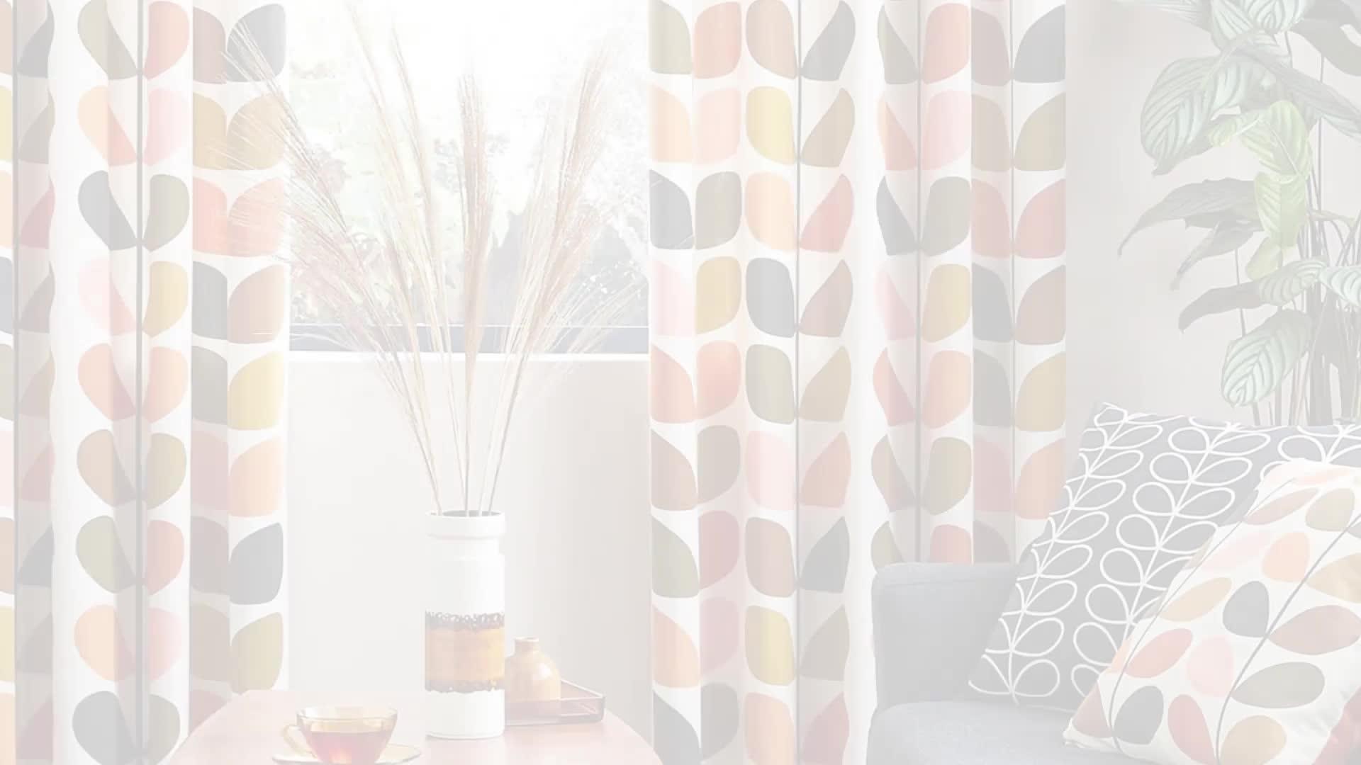 Image thumbnail 4 of 4 of Orla Kiely Multi Stem Eyelet Curtains