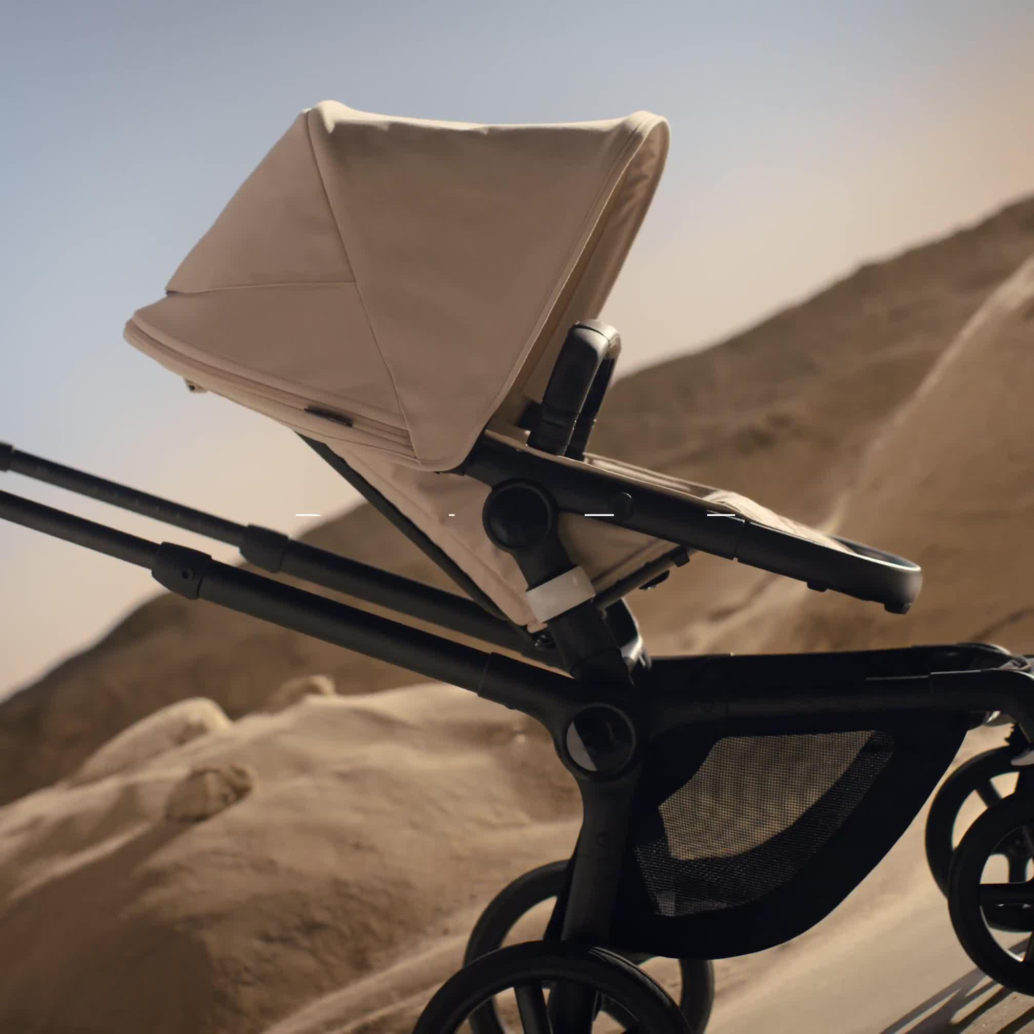 Image thumbnail 8 of 8 of Bugaboo Fox5 Complete Stroller - Black/Desert Taupe