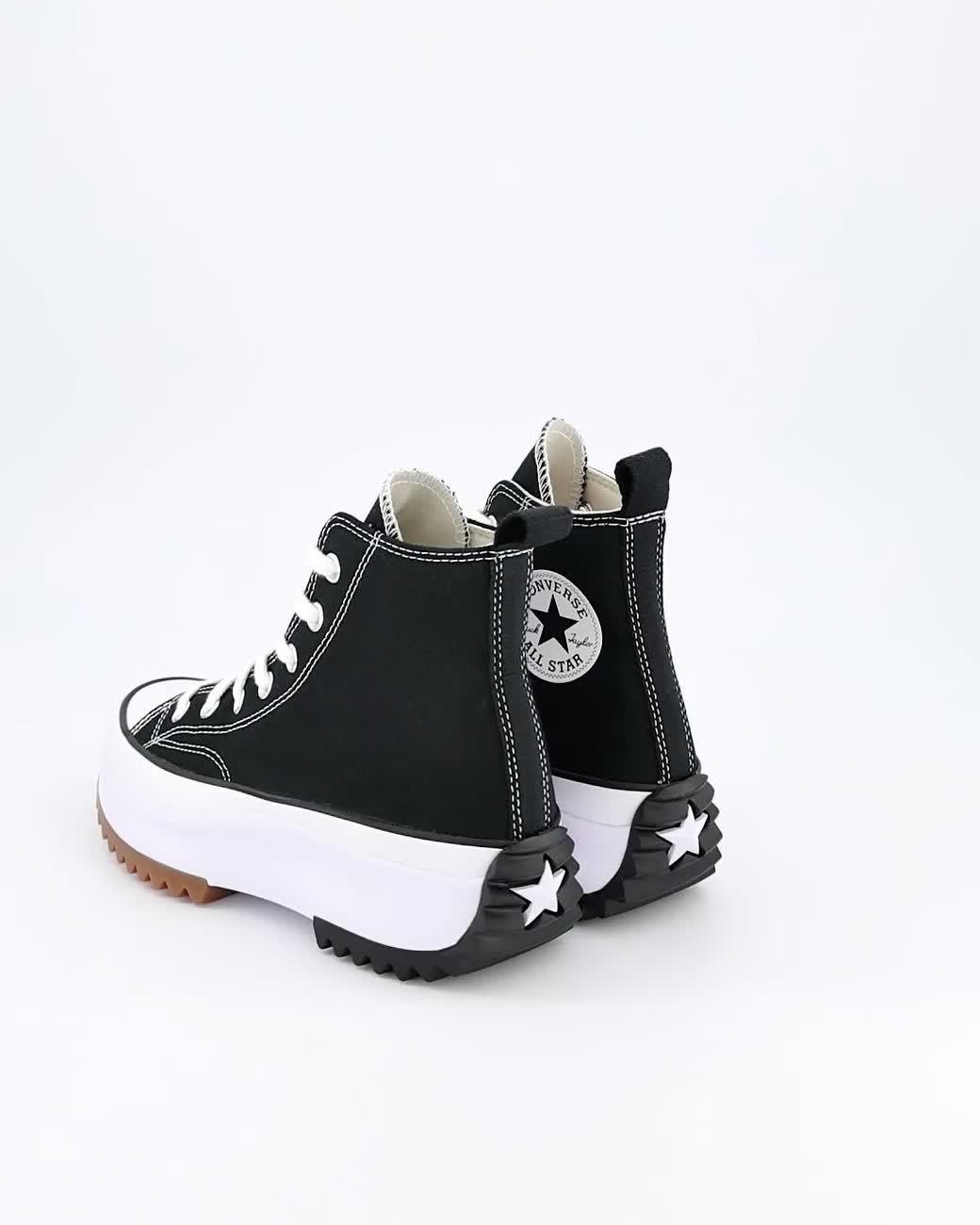 Converse Womens Run Star Hike Hi Top Trainers Black Very