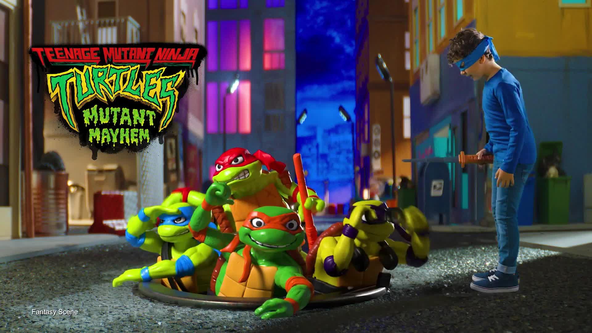 Image thumbnail 5 of 5 of Teenage Mutant Ninja Turtles TMNT: Mutant Mayhem Michelangelo Role Play Mask
