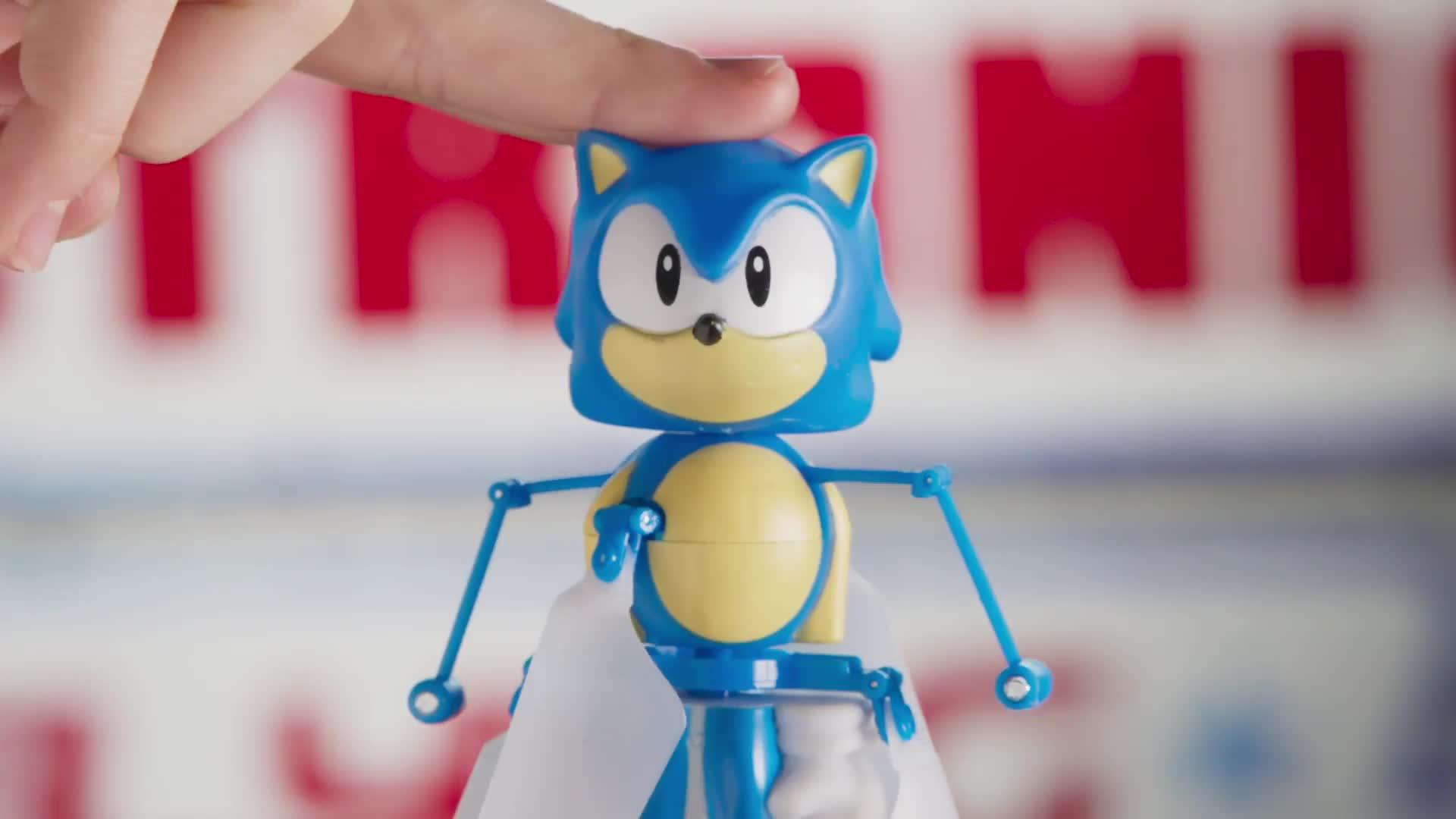 Image thumbnail 6 of 6 of Sonic the Hedgehog Flying Heroes Hover &amp; Spin Sonic with USB Charging