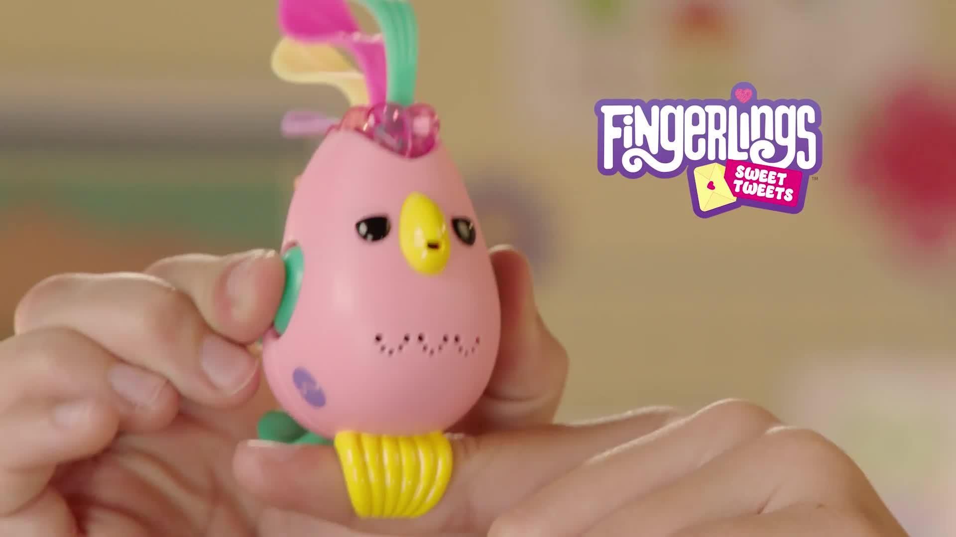 Image thumbnail 7 of 7 of Fingerlings Sweet Tweets Bird -&nbsp;Pink