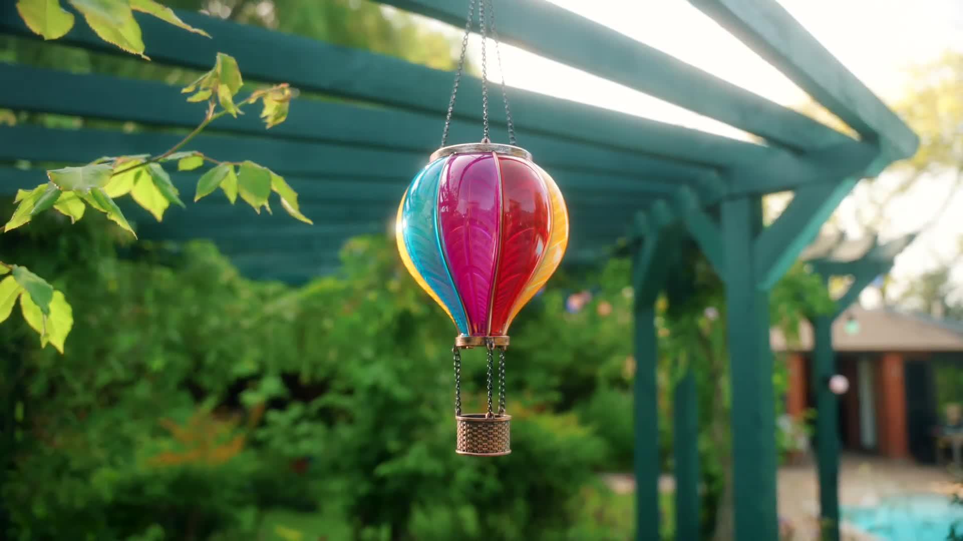 Image thumbnail 3 of 3 of Smart Solar CoolFlame Balloon Rainbow