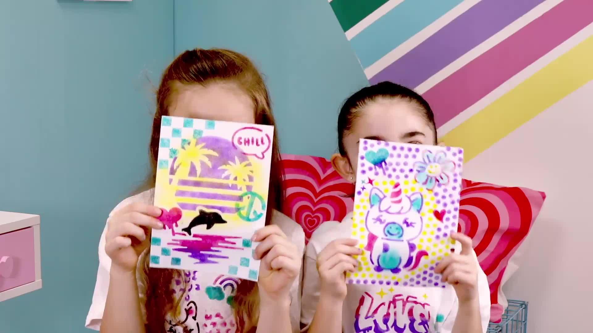 Image thumbnail 6 of 6 of Airbrush Plush Airbrush Art Activity Case