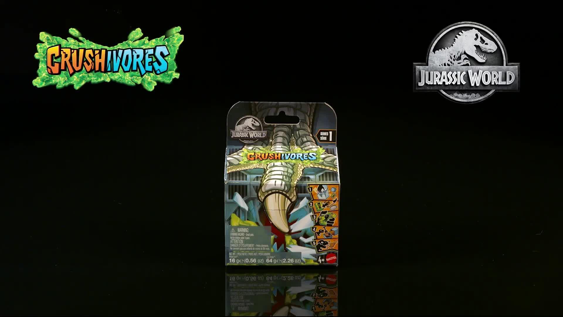 Image thumbnail 7 of 7 of JURASSIC WORLD Crushivores Dinosaur Unboxing Assortment