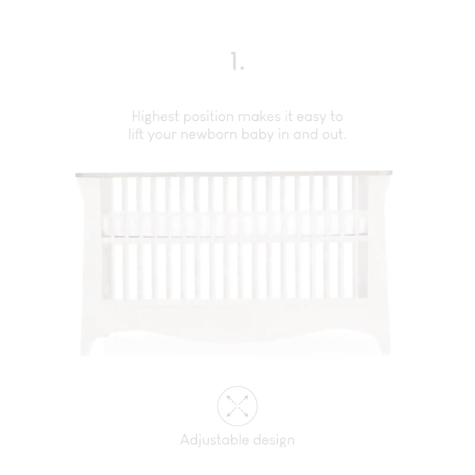 Image thumbnail 6 of 6 of CuddleCo Clara 3-Piece Nursery Furniture Set&nbsp;- Cashmere/Ash