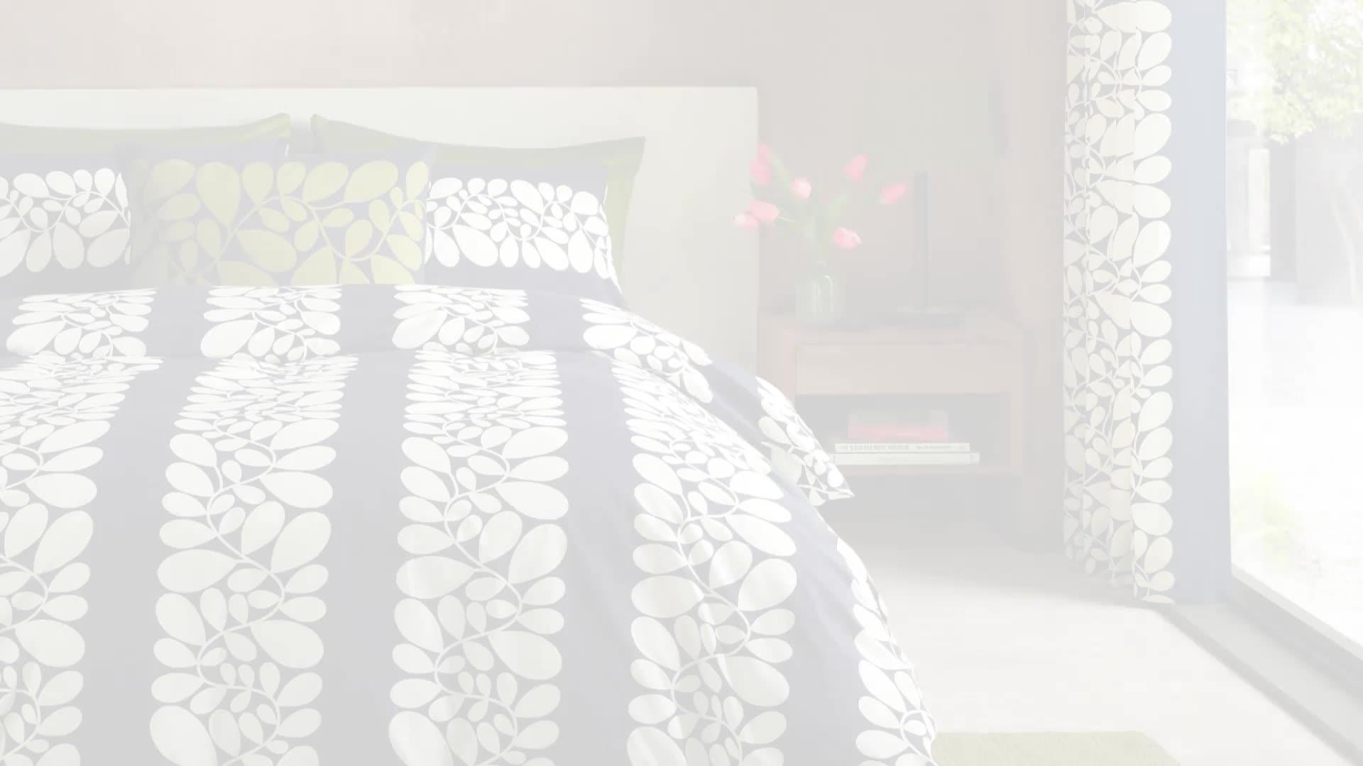 Image thumbnail 5 of 5 of Orla Kiely Sycamore Stripe 100% Cotton Percale Duvet Cover Set