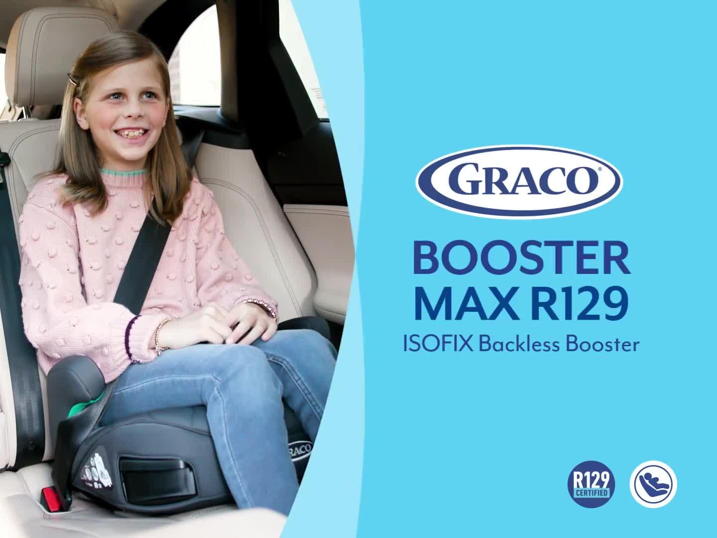 Isofix backless booster sales seat uk