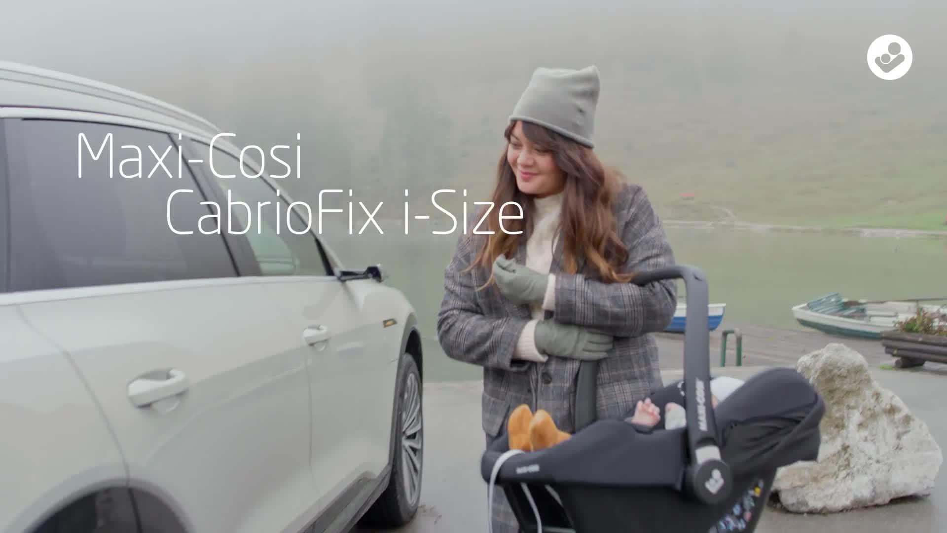 Image thumbnail 8 of 8 of Maxi-Cosi KIT CabrioFix I-Size Car Seat &amp; CabrioFix I-Size Base - Graphite