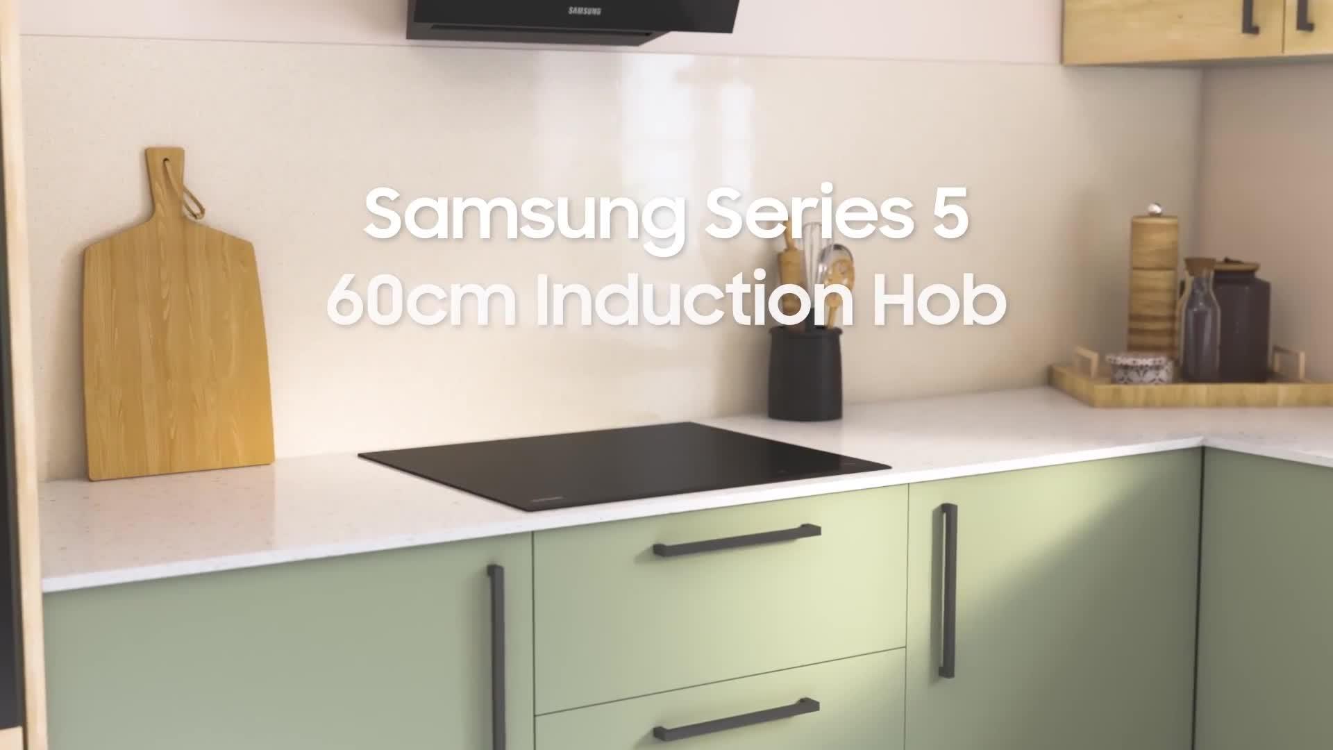 Image thumbnail 8 of 8 of Samsung Series 5 NZ84C5047GK/U1 Slim Fit Induction Hob with Flex Zone - Black