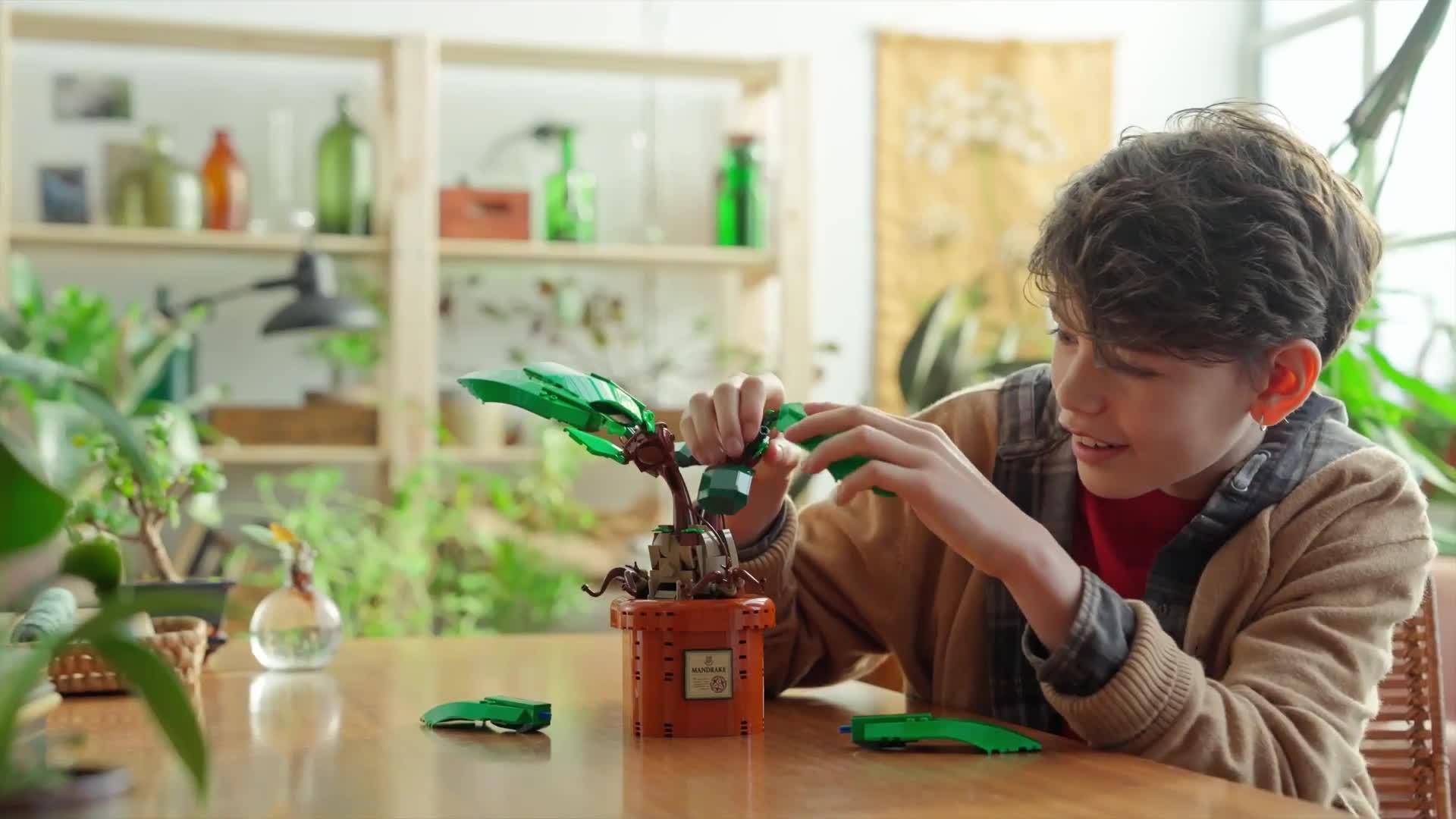 Image thumbnail 8 of 8 of LEGO Harry Potter Mandrake Magical Plant Toy 76433
