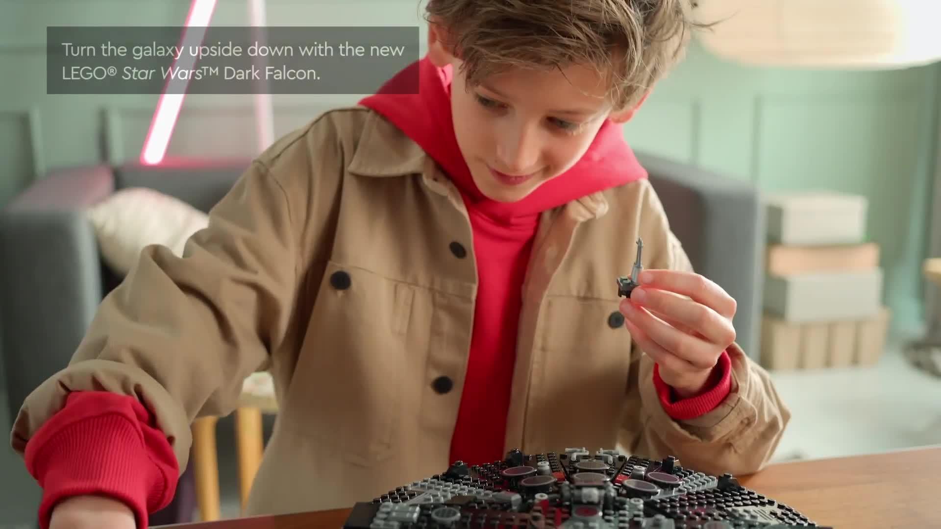 Image thumbnail 8 of 8 of LEGO Star Wars The Dark Falcon Building Toy 75389