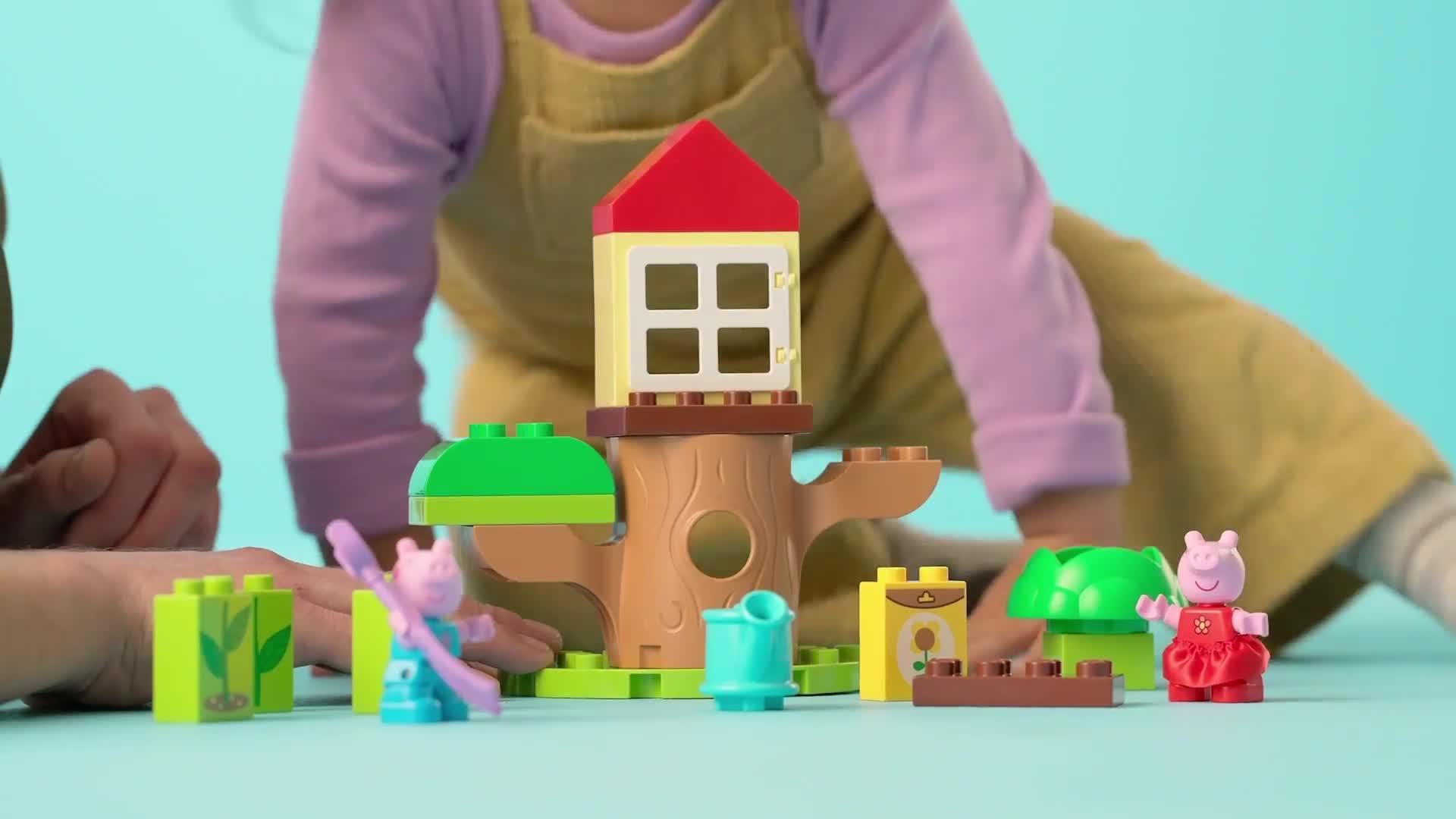 Image thumbnail 8 of 8 of LEGO Peppa Pig Peppa Pig Garden and Tree House Toy 10431