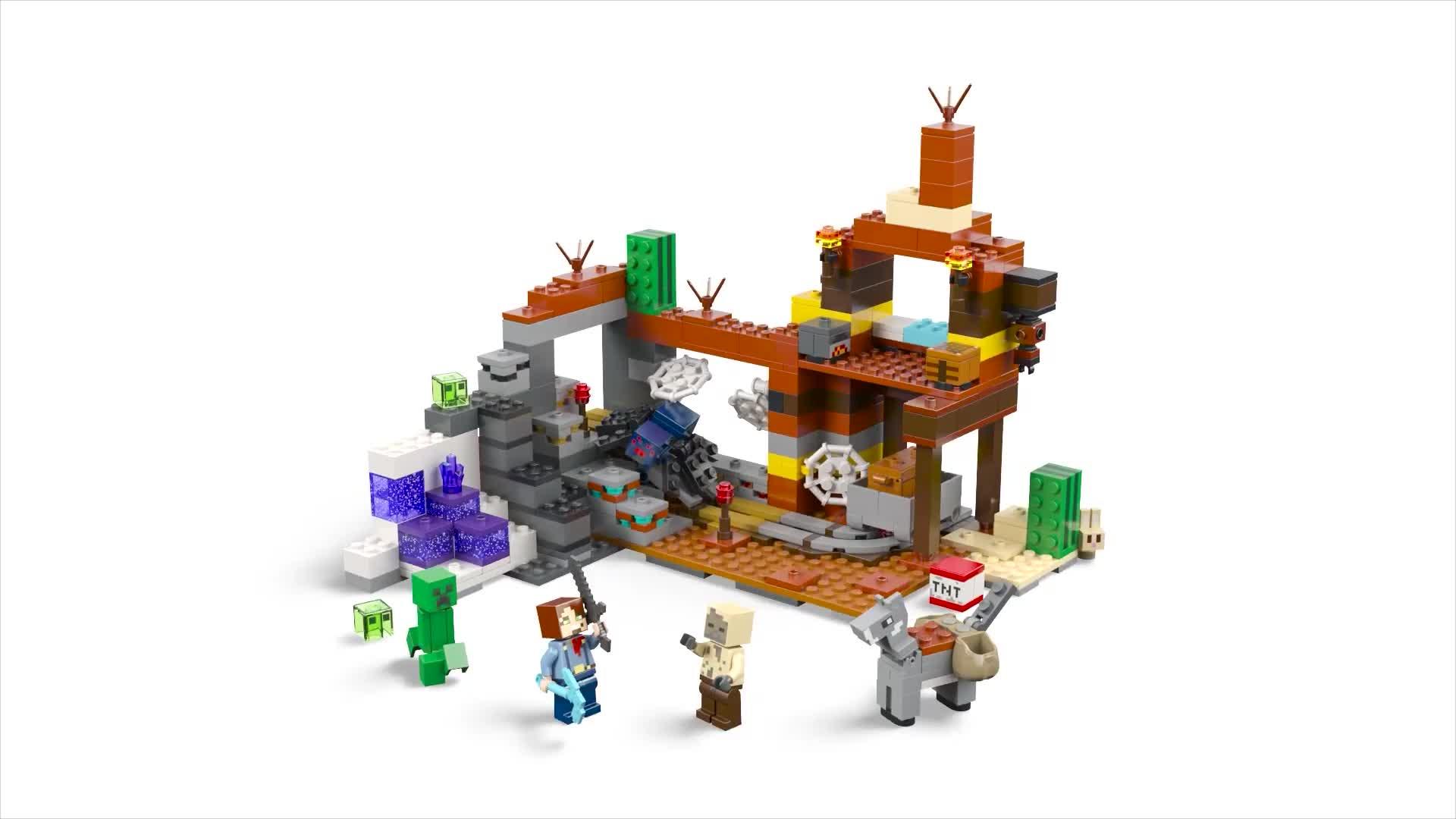 LEGO Minecraft The Badlands Mineshaft Toy Set 21263 | Very