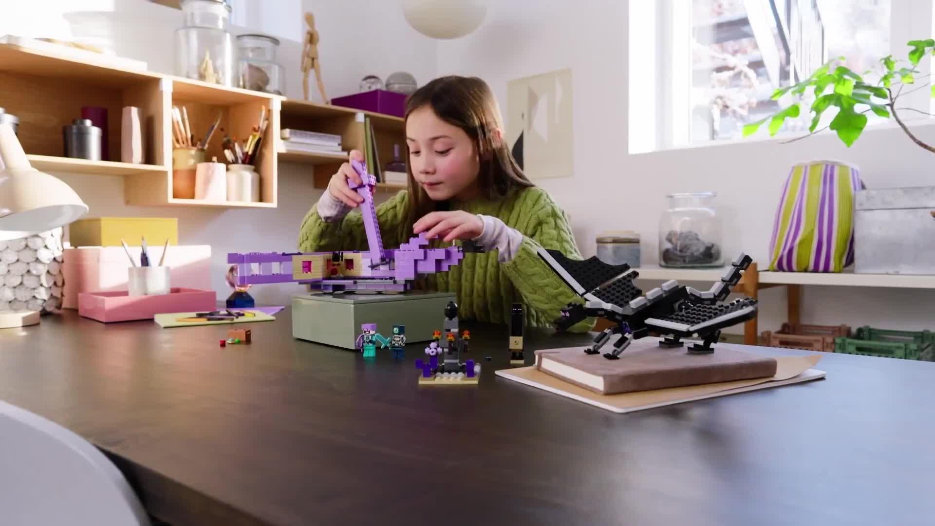 Image thumbnail 8 of 8 of LEGO Minecraft The Ender Dragon and End Ship 21264